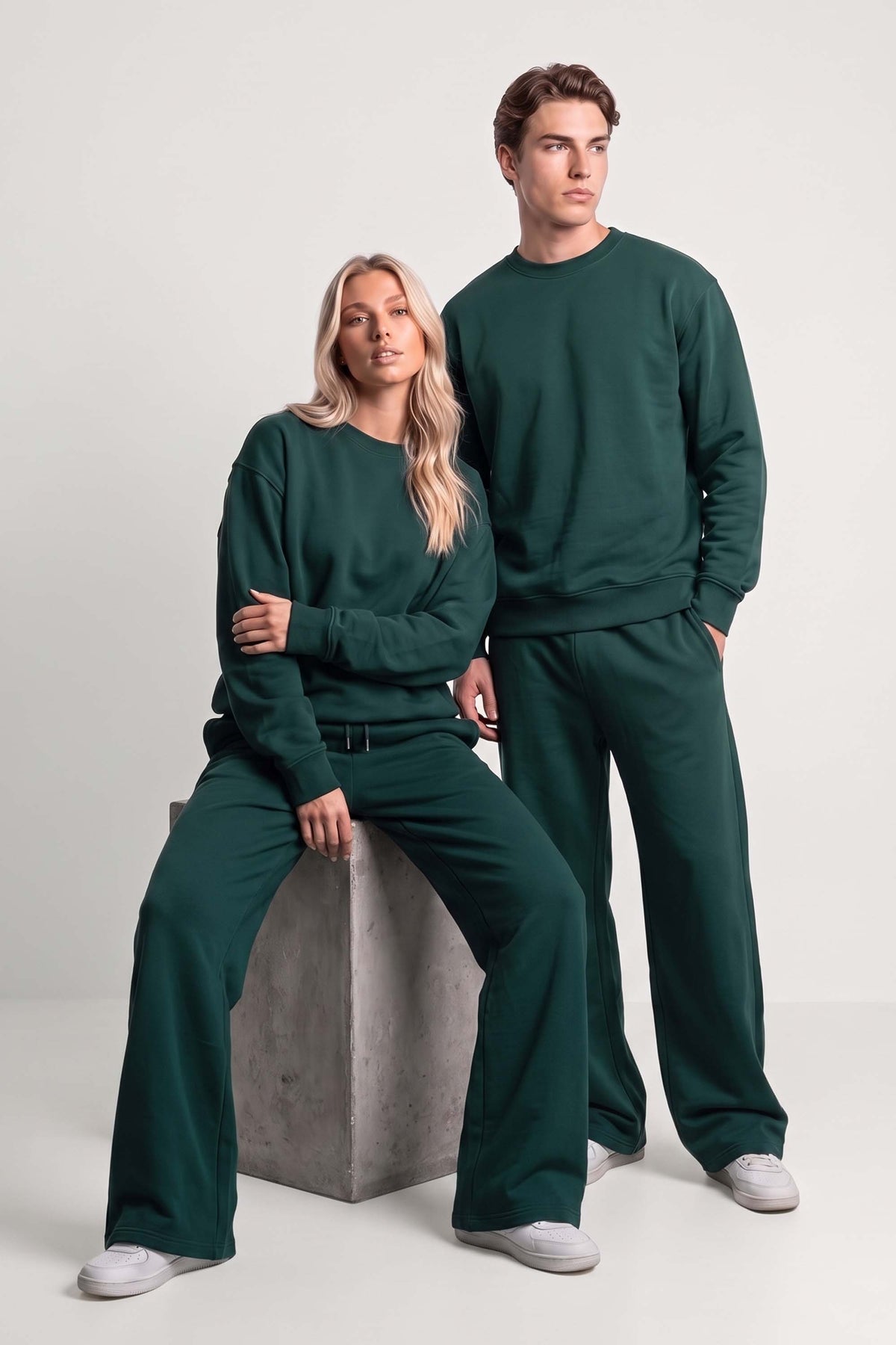 Unisex 280GSM LSF Sweat & Wide Leg Jogger Co-Ord Set