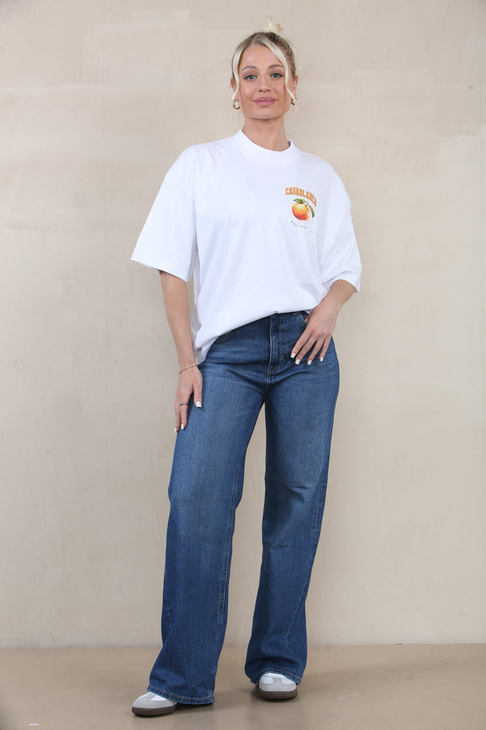 Oversized T-Shirt In Casablanca Print