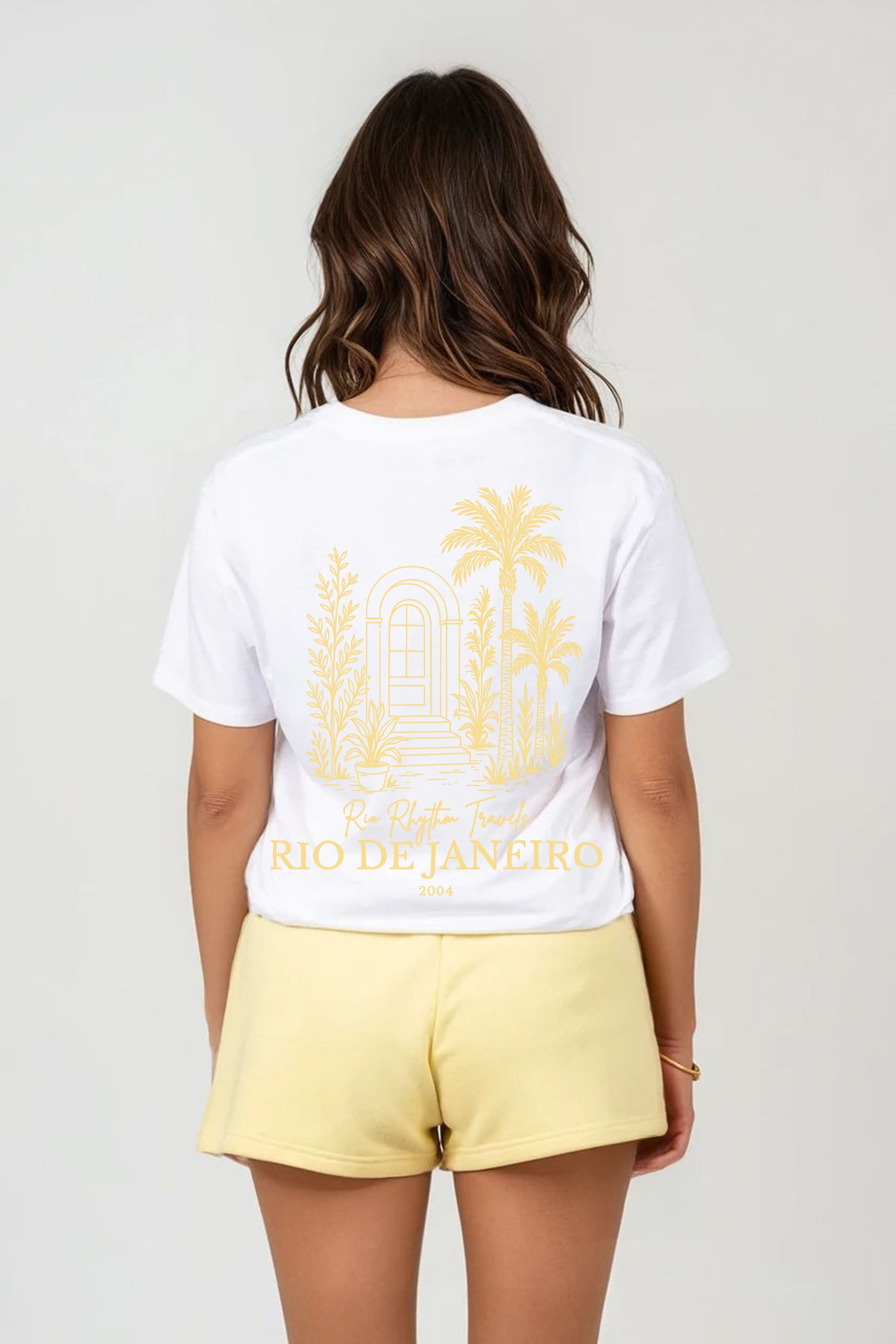 Regular Fit T-shirt & Short Set In Rio De Janeiro Print (Pack of 4 sets)