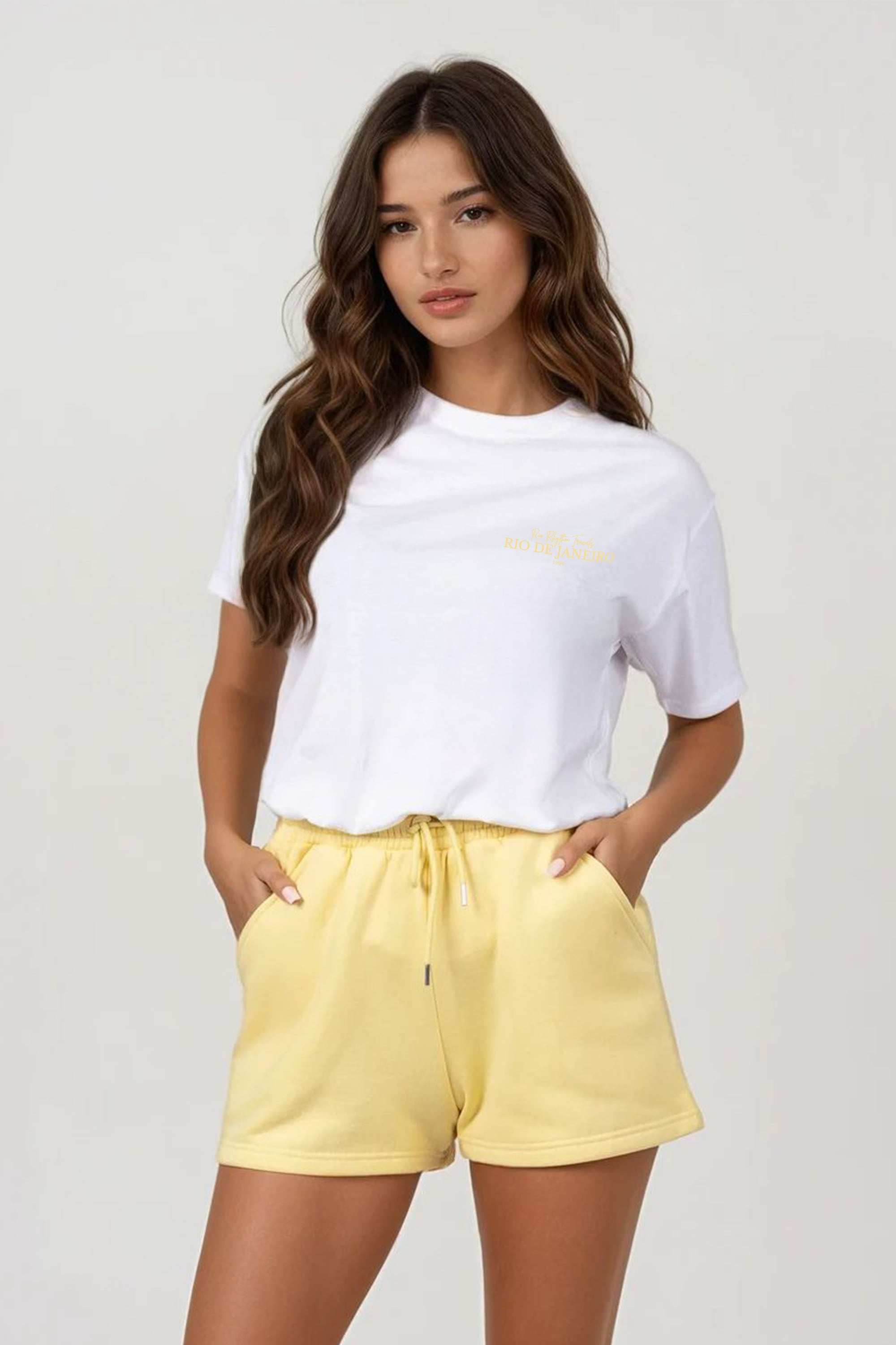 Regular Fit T-shirt & Short Set In Rio De Janeiro Print (Pack of 4 sets)
