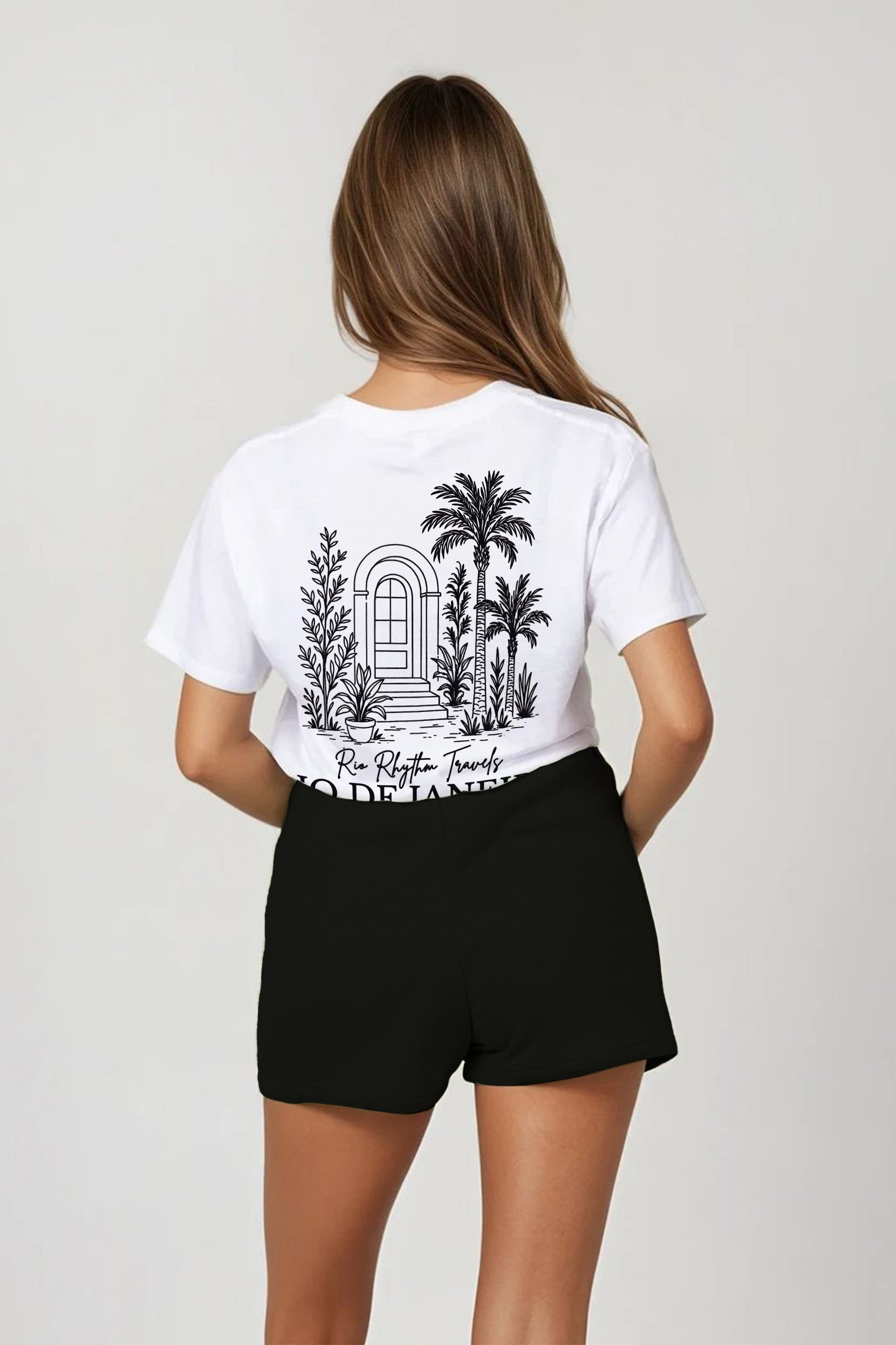 Regular Fit T-shirt & Short Set In Rio De Janeiro Print (Pack of 4 sets)