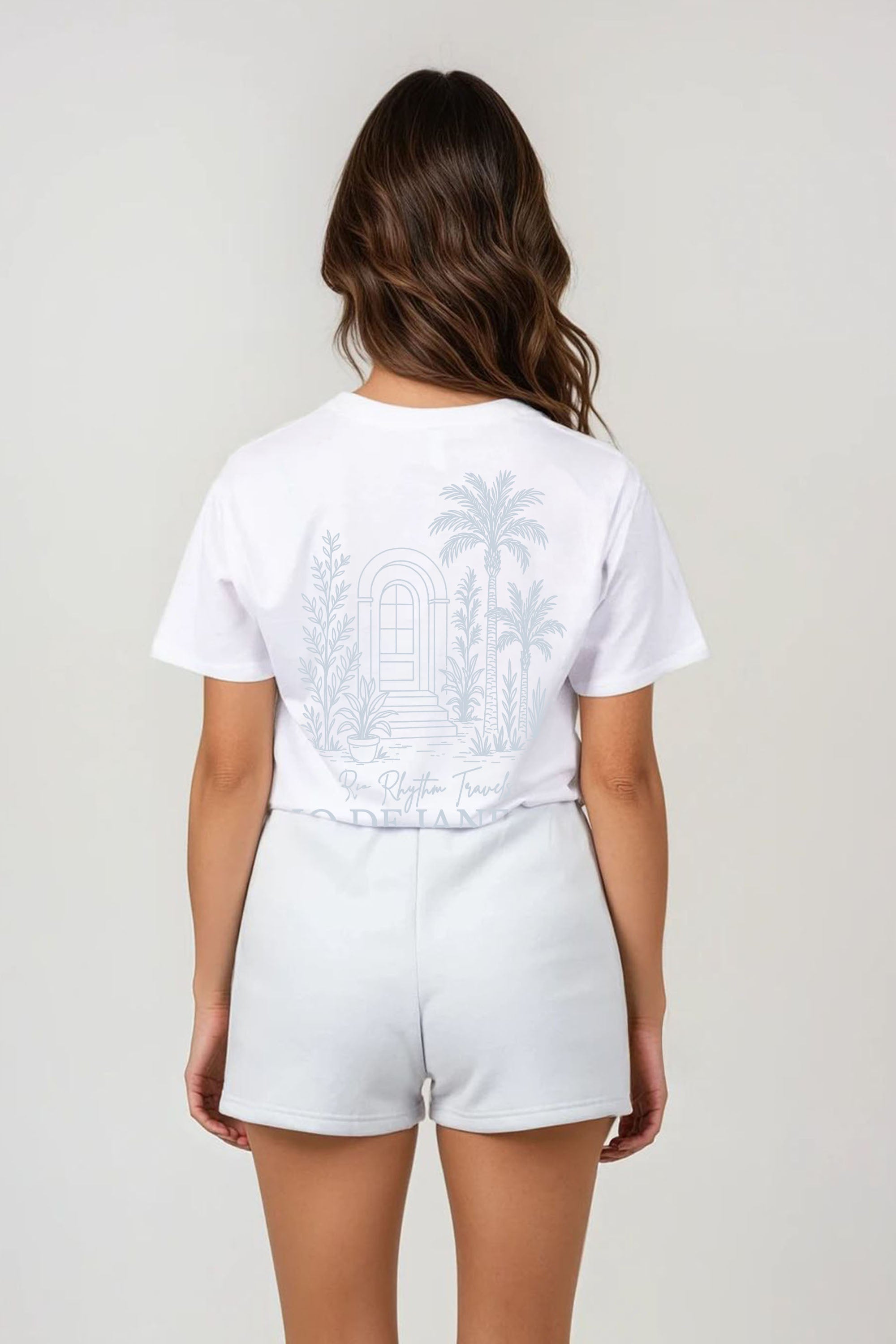 Regular Fit T-shirt & Short Set In Rio De Janeiro Print (Pack of 4 sets)