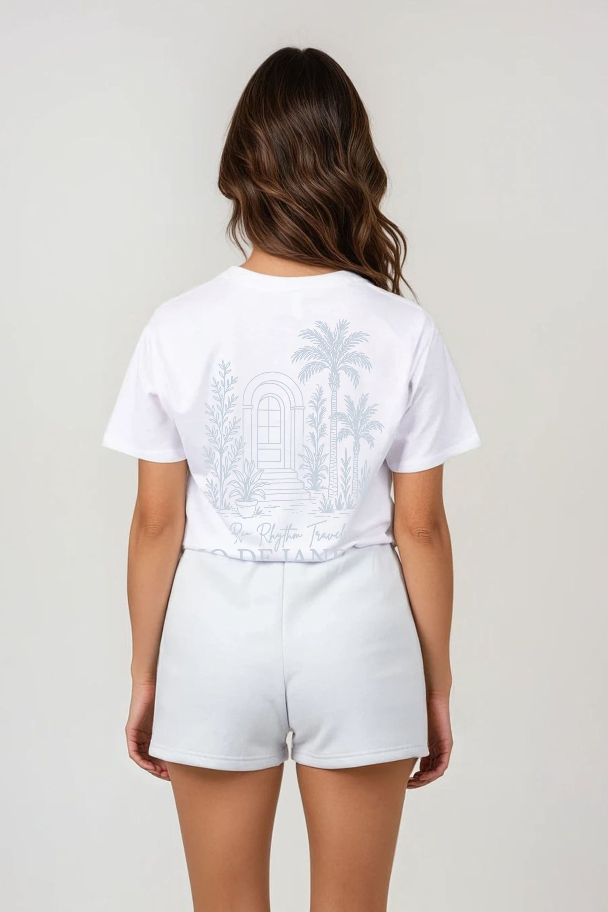 Regular Fit T-shirt & Short Set In Rio De Janeiro Print (Pack of 4 sets)