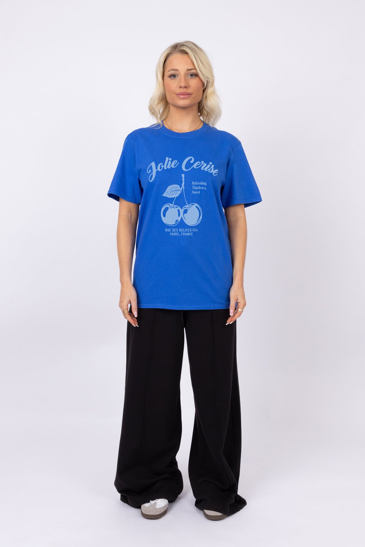 Jolie Cerise Cherry Printed T-Shirt