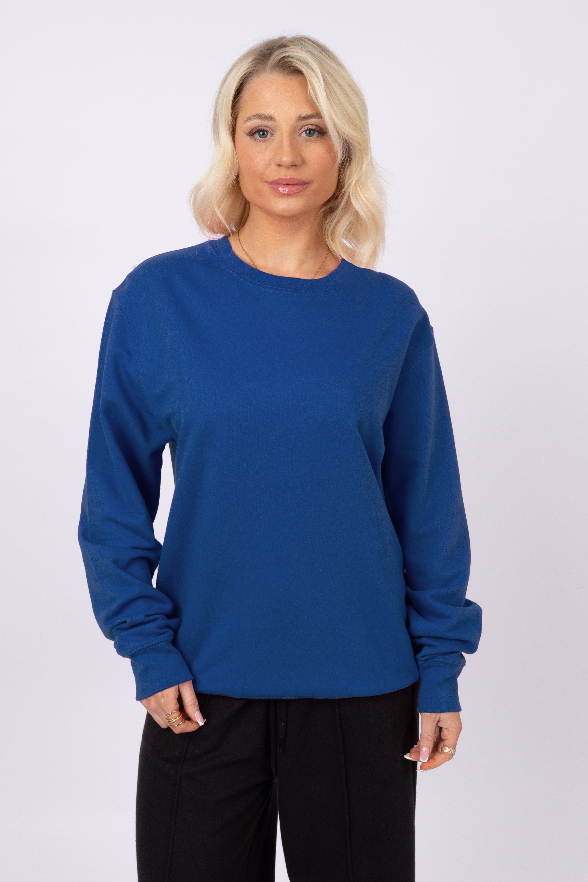 Unisex Crewneck Plain Sweatshirt