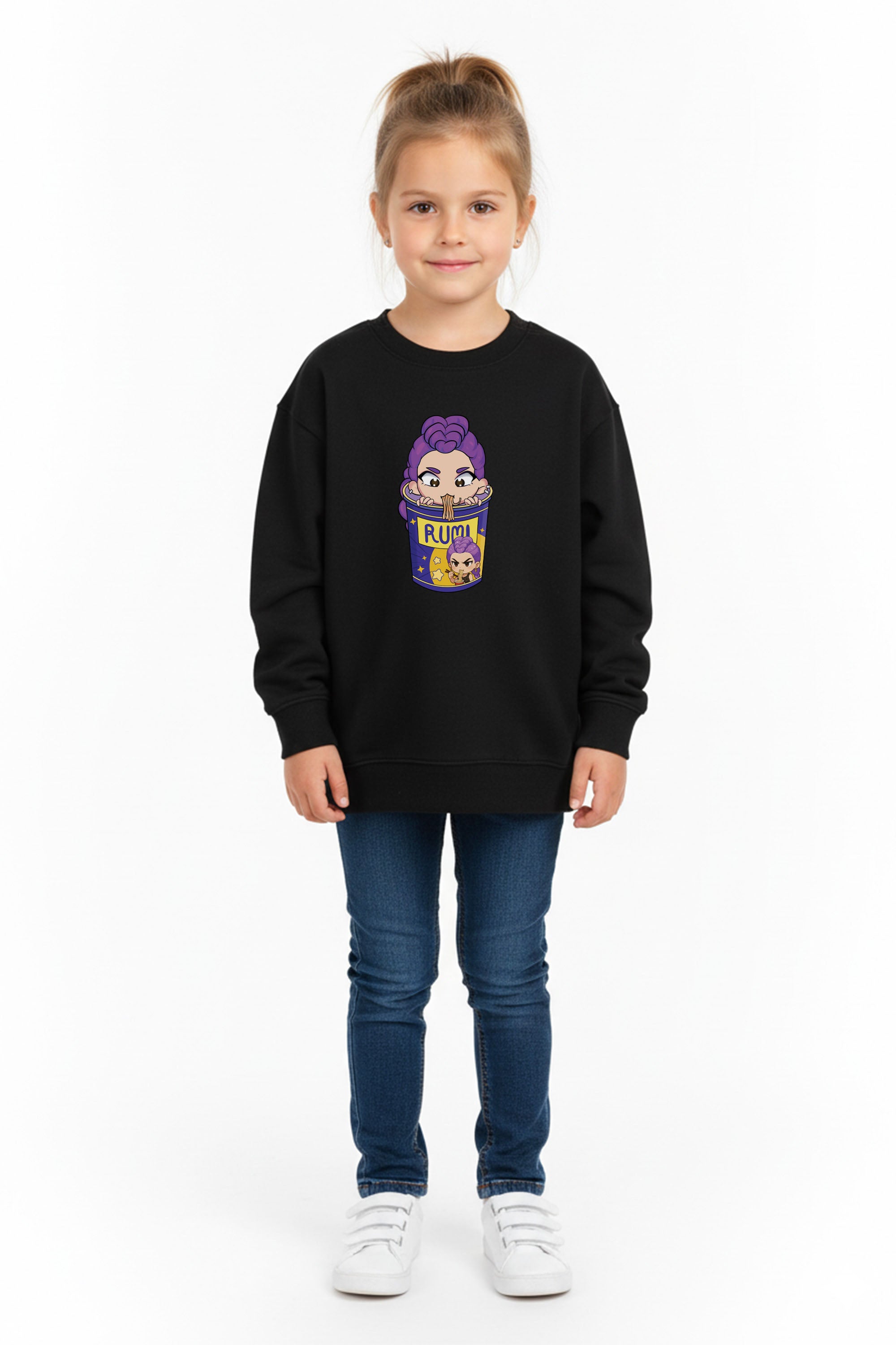 Kids Rumi Ramen Graphic Printed Sweatshirt