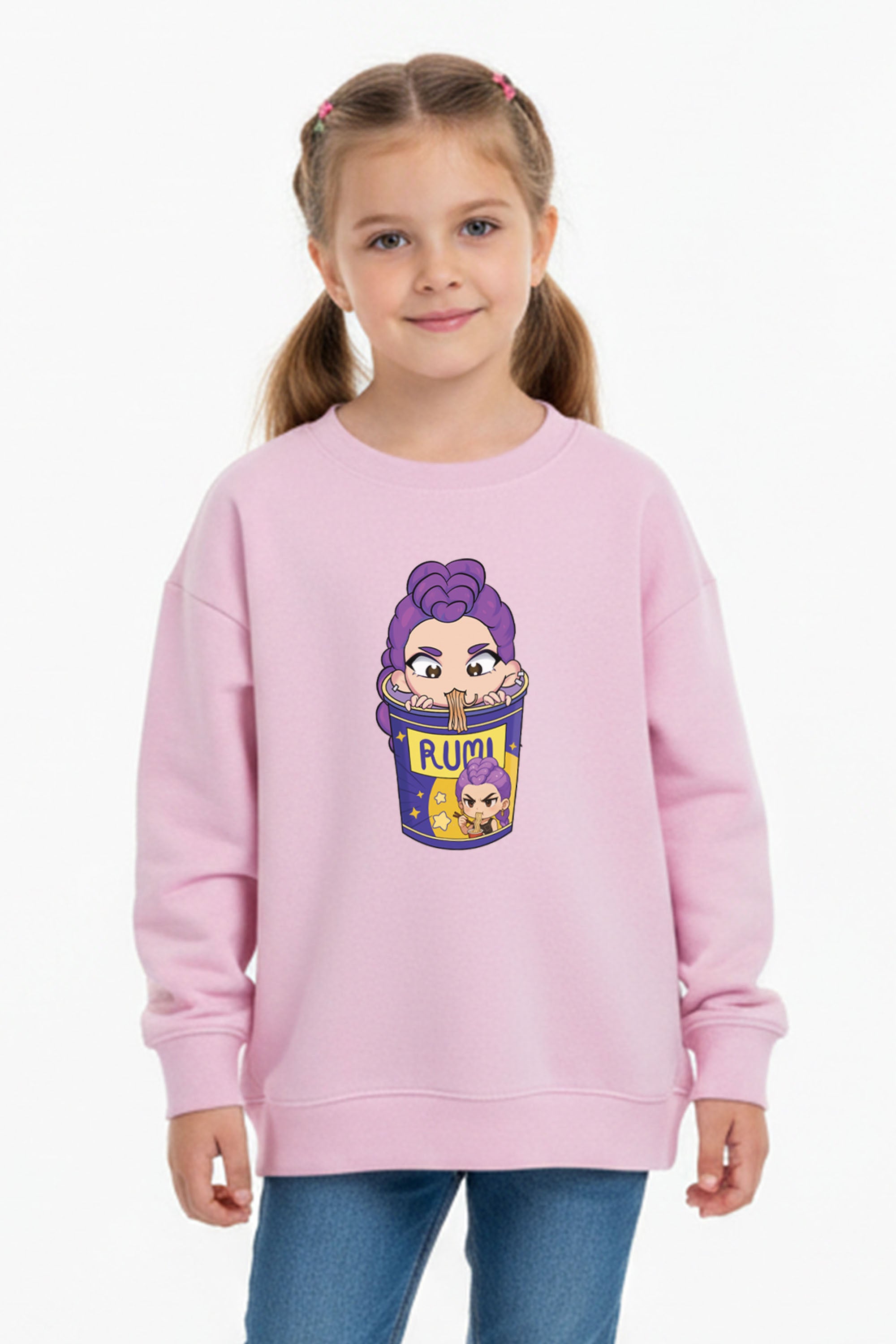 Kids Rumi Ramen Graphic Printed Sweatshirt