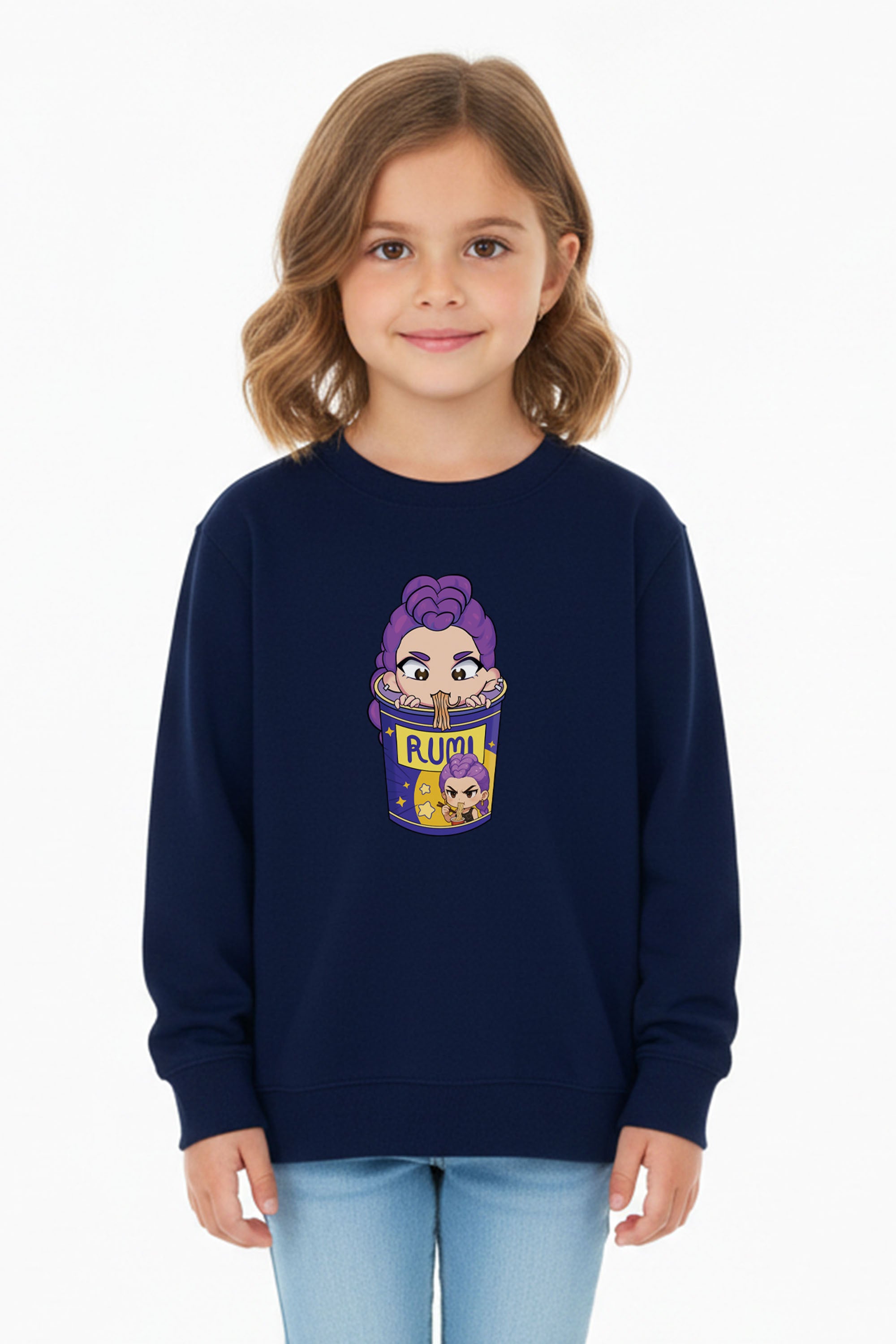 Kids Rumi Ramen Graphic Printed Sweatshirt