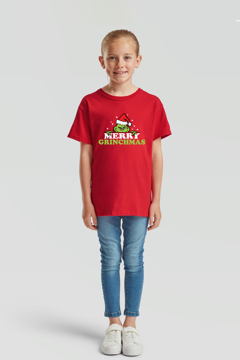 Kids Merry Grinchmas Christmas T-Shirt ( Pack of 5)