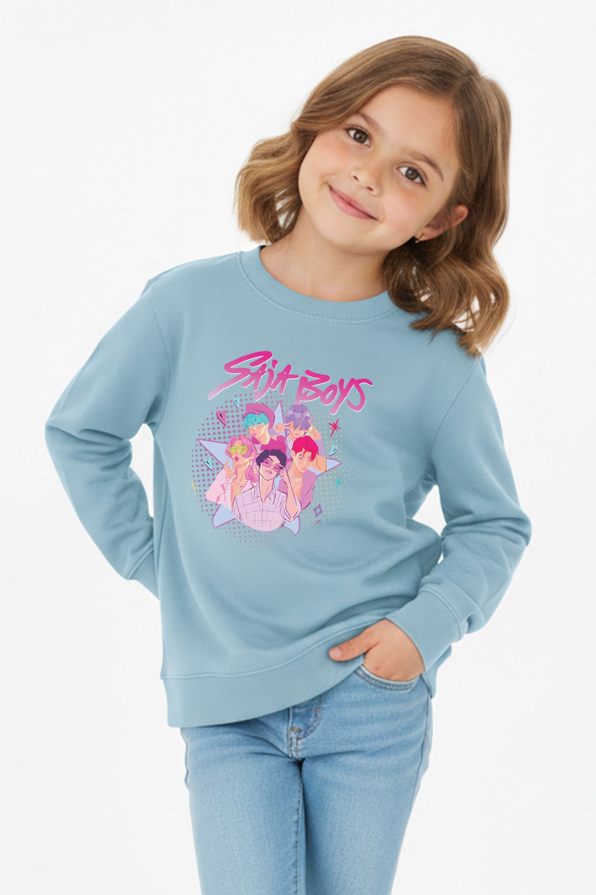 Kids Saja Boys Printed Sweatshirt