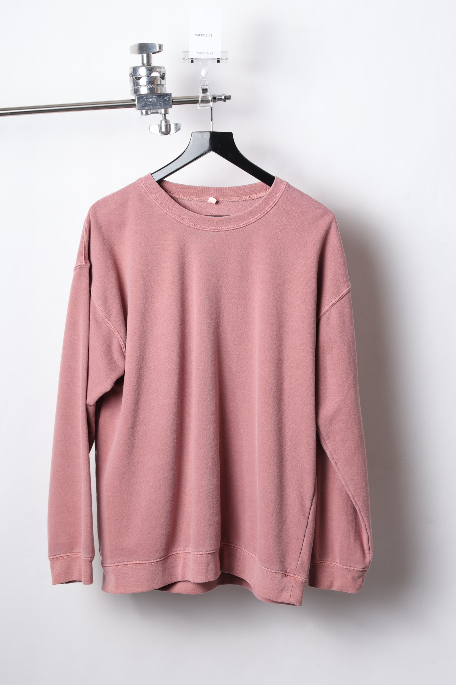 VINTAGE PINK WASHED SWEATSHIRT (SIZE L) - SAMPLE