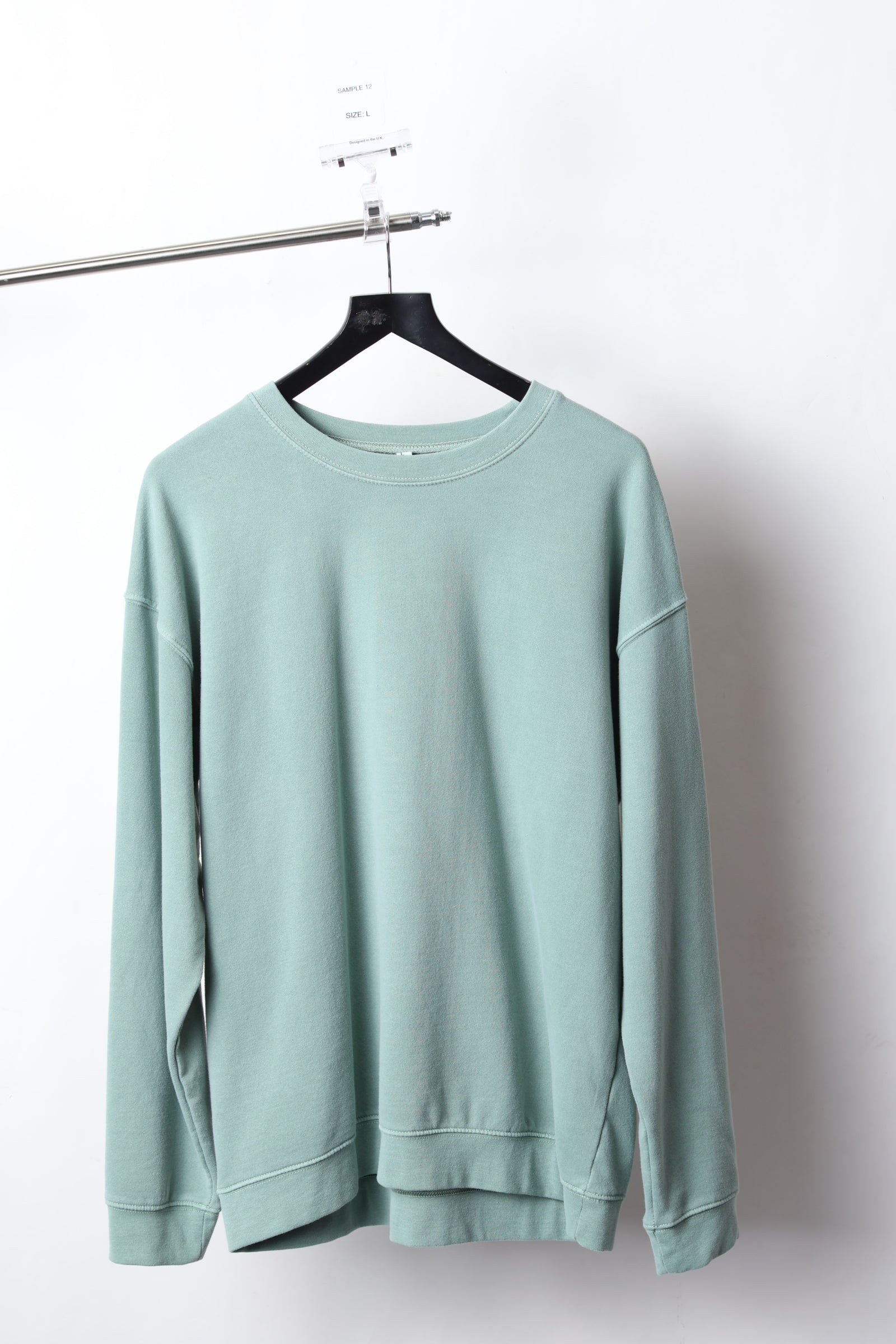 WASHED MINT SWEATSHIRT (SIZE L) - SAMPLE