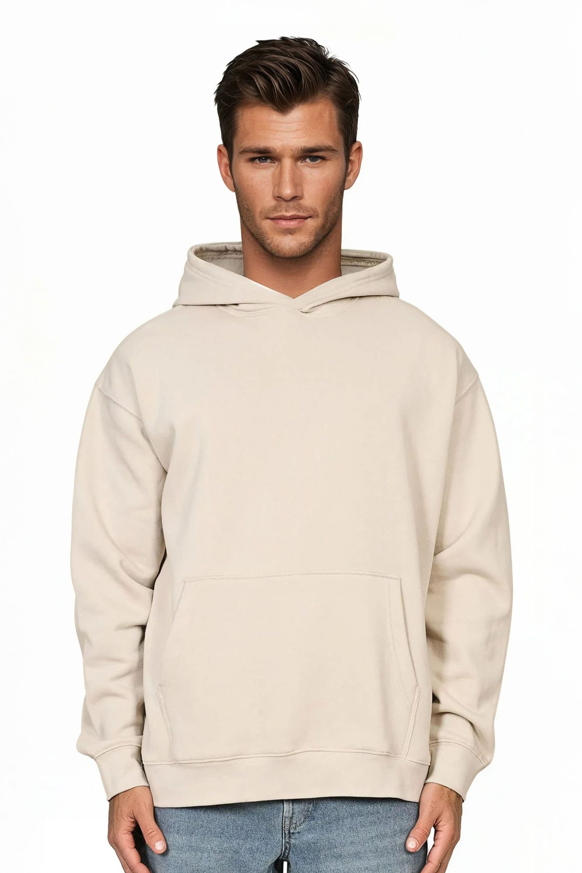 330GSM Heavyweight Unisex Oversized Custom Printed Hoodie