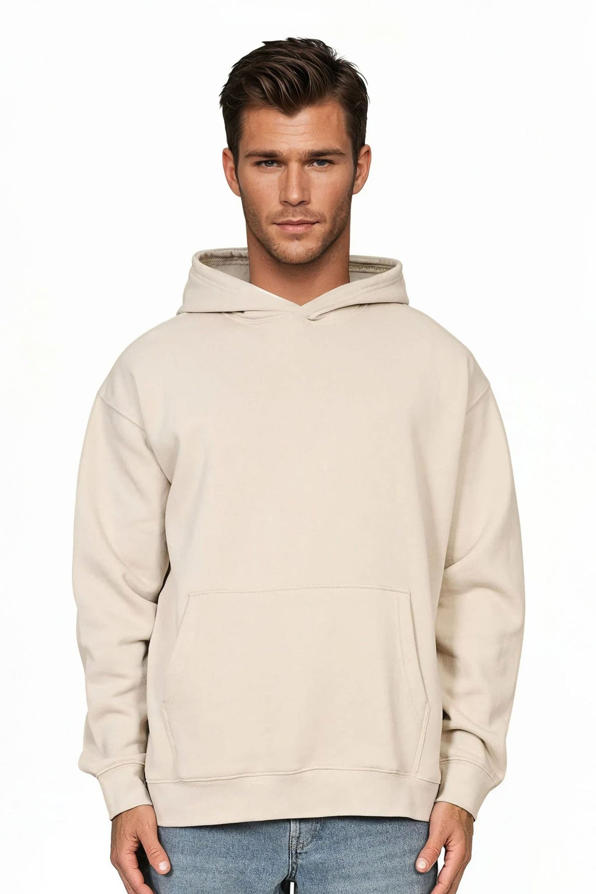 330GSM Heavyweight Unisex Oversized Custom Printed Hoodie