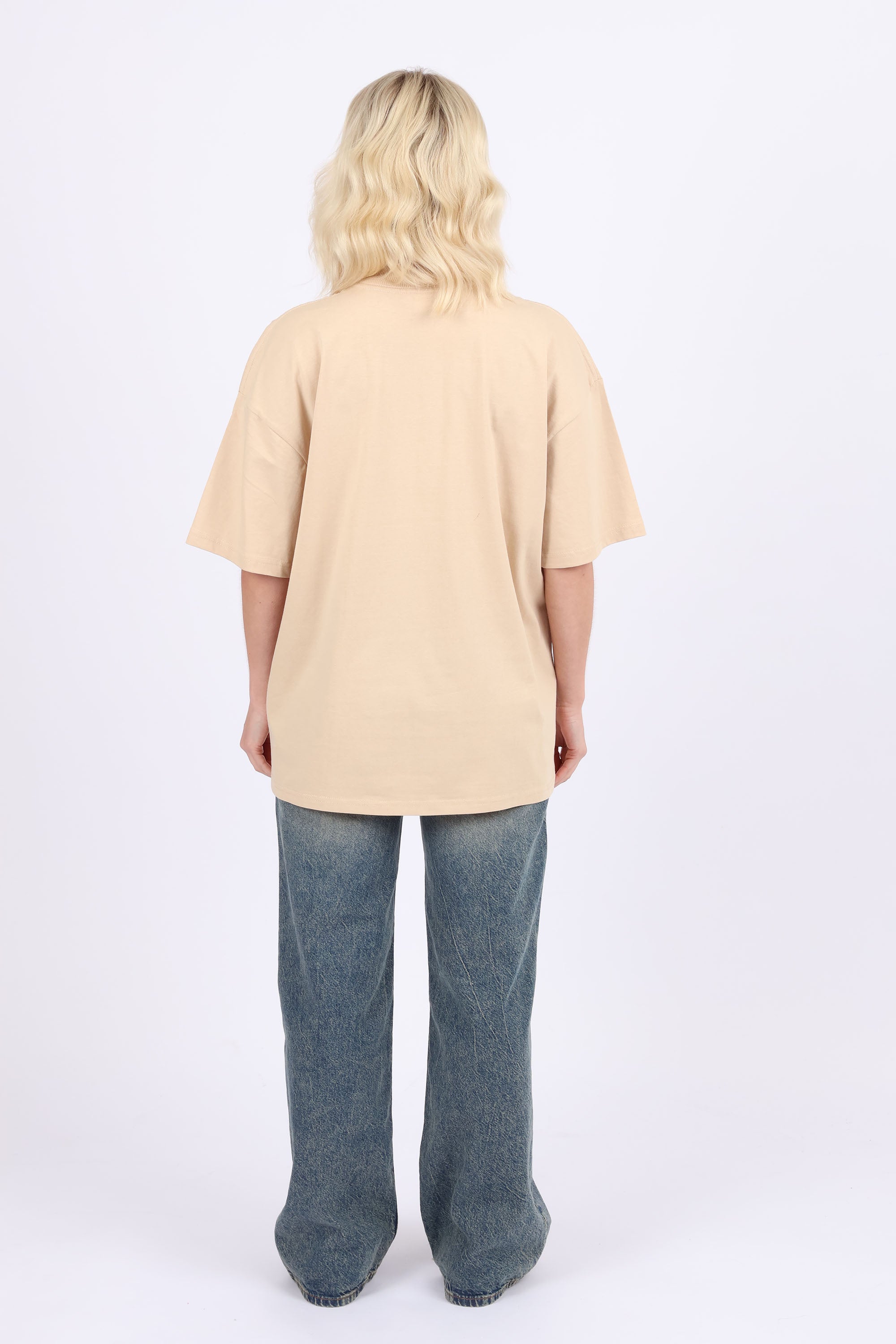 220GSM Oversized Adult Unisex T-Shirt Sample