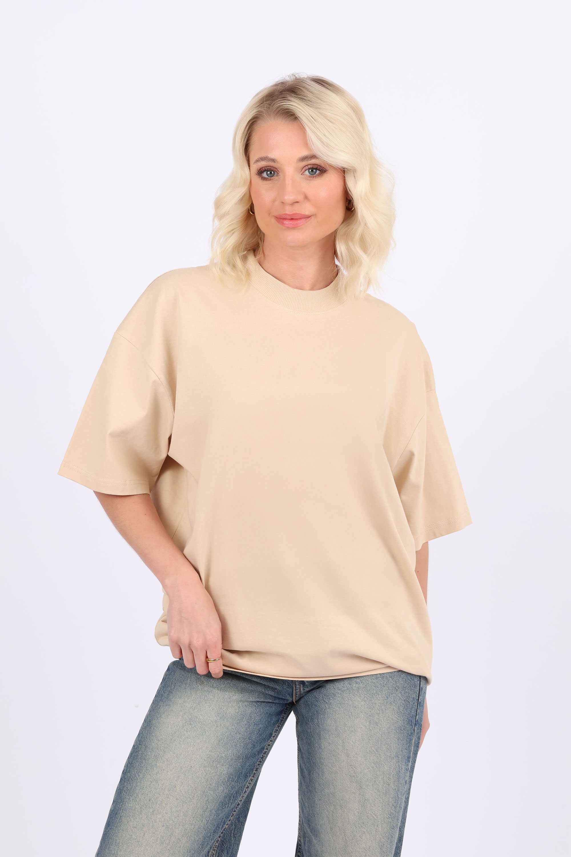 220GSM Oversized Custom Printed T-Shirt