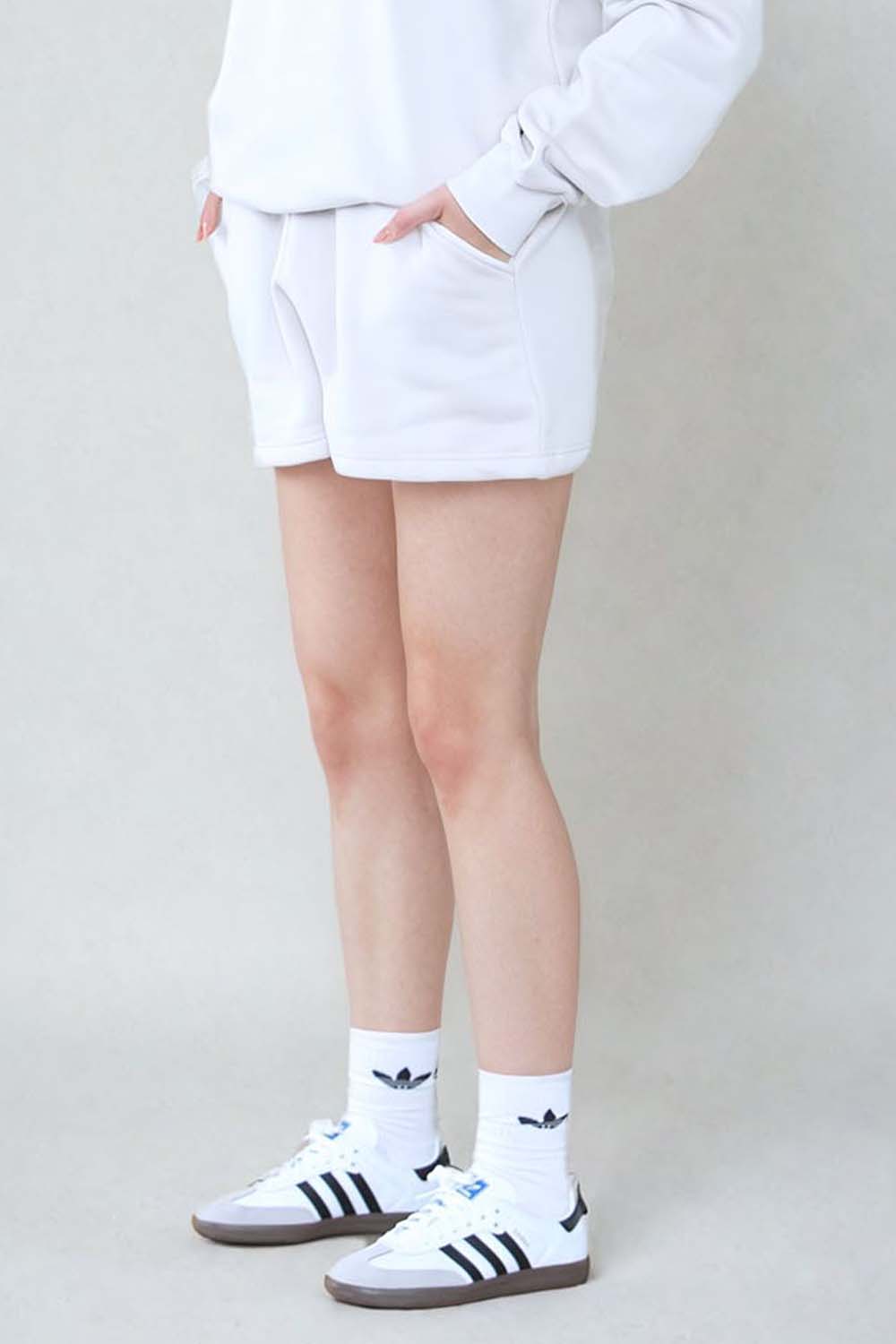 320 GSM Premium LSF Fleece Shorts in Bone