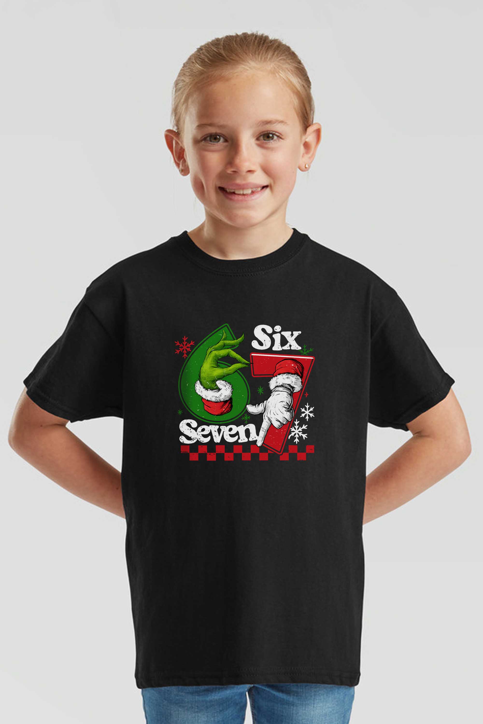 Kids Christmas 67 Trend Graphic Printed T-Shirt