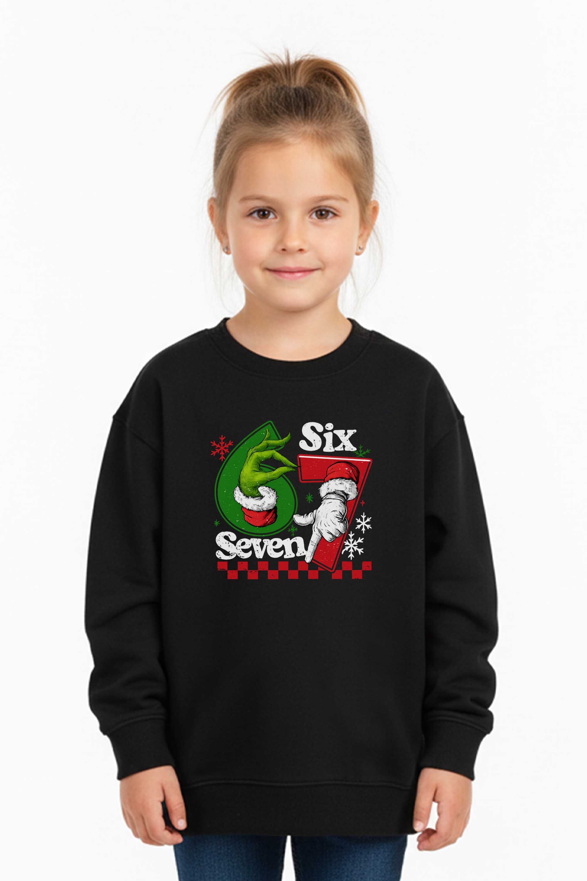 Kids Christmas 67 Trend Graphic Printed Sweatshirt