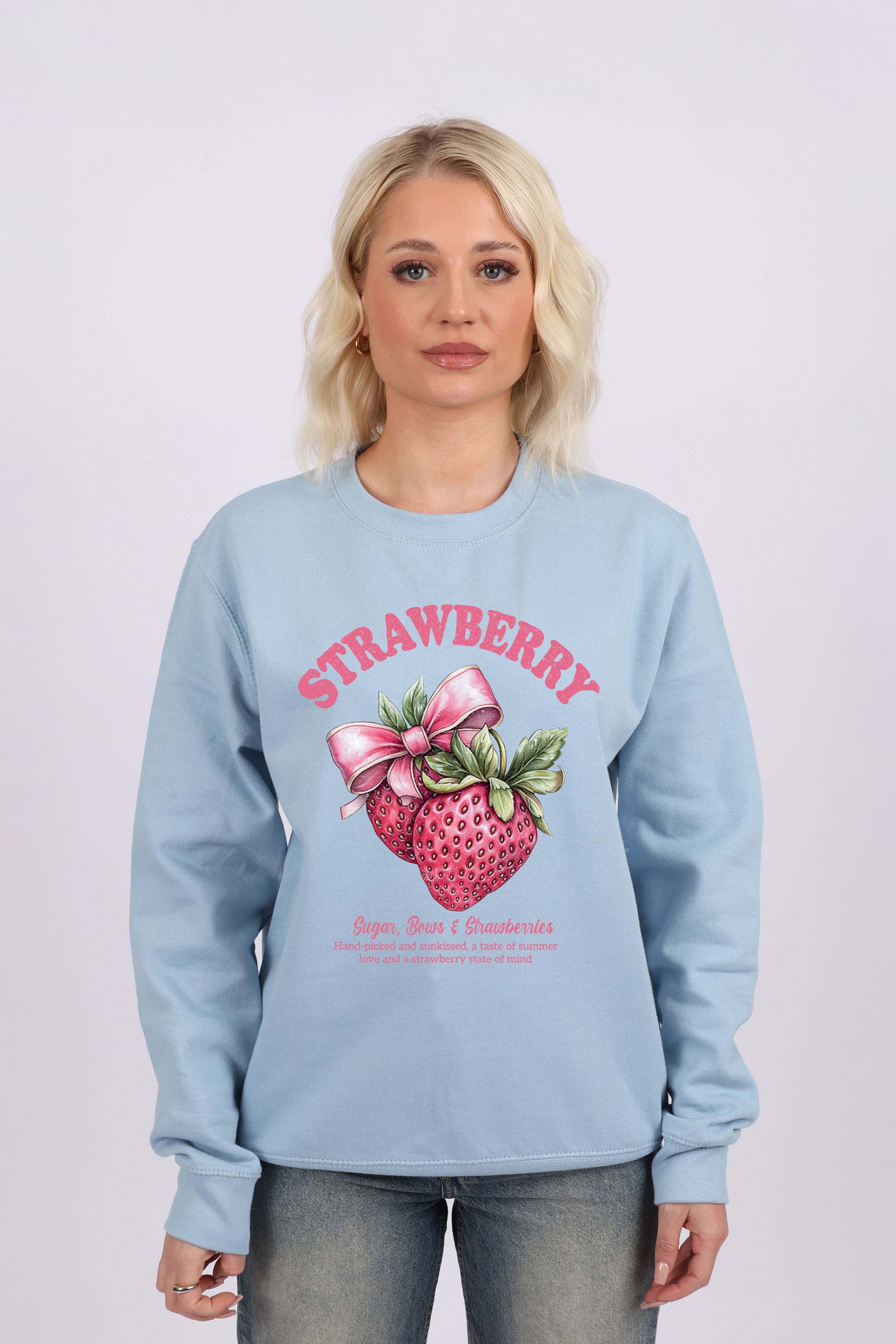 Strawberry Printed Sweatshirt