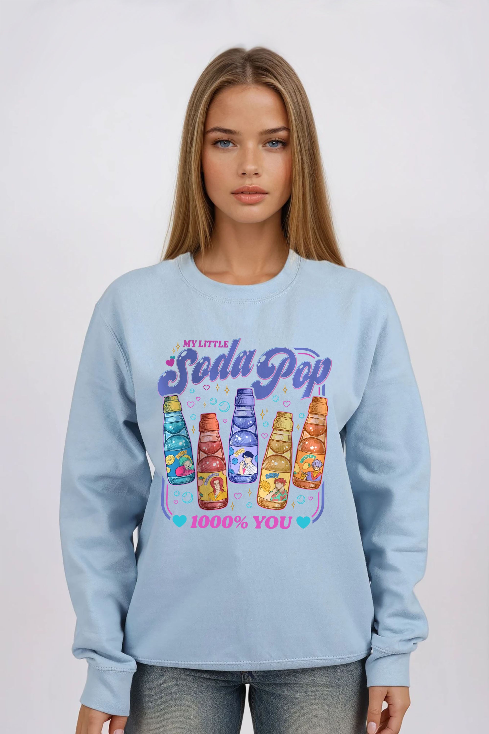 Soda Pop Printed Sweatshirt