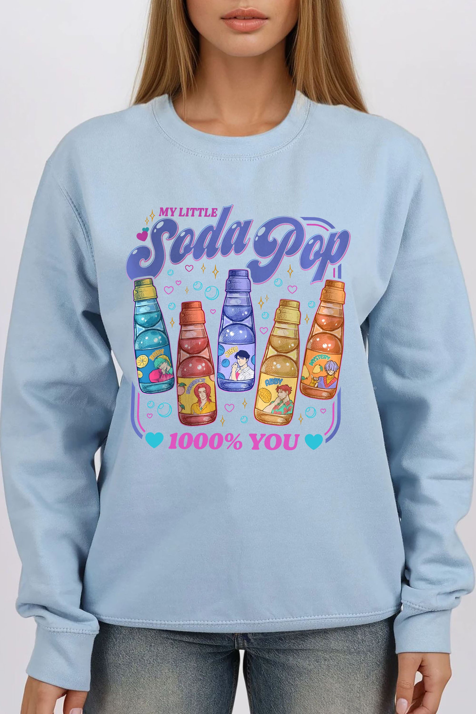 Soda Pop Printed Sweatshirt
