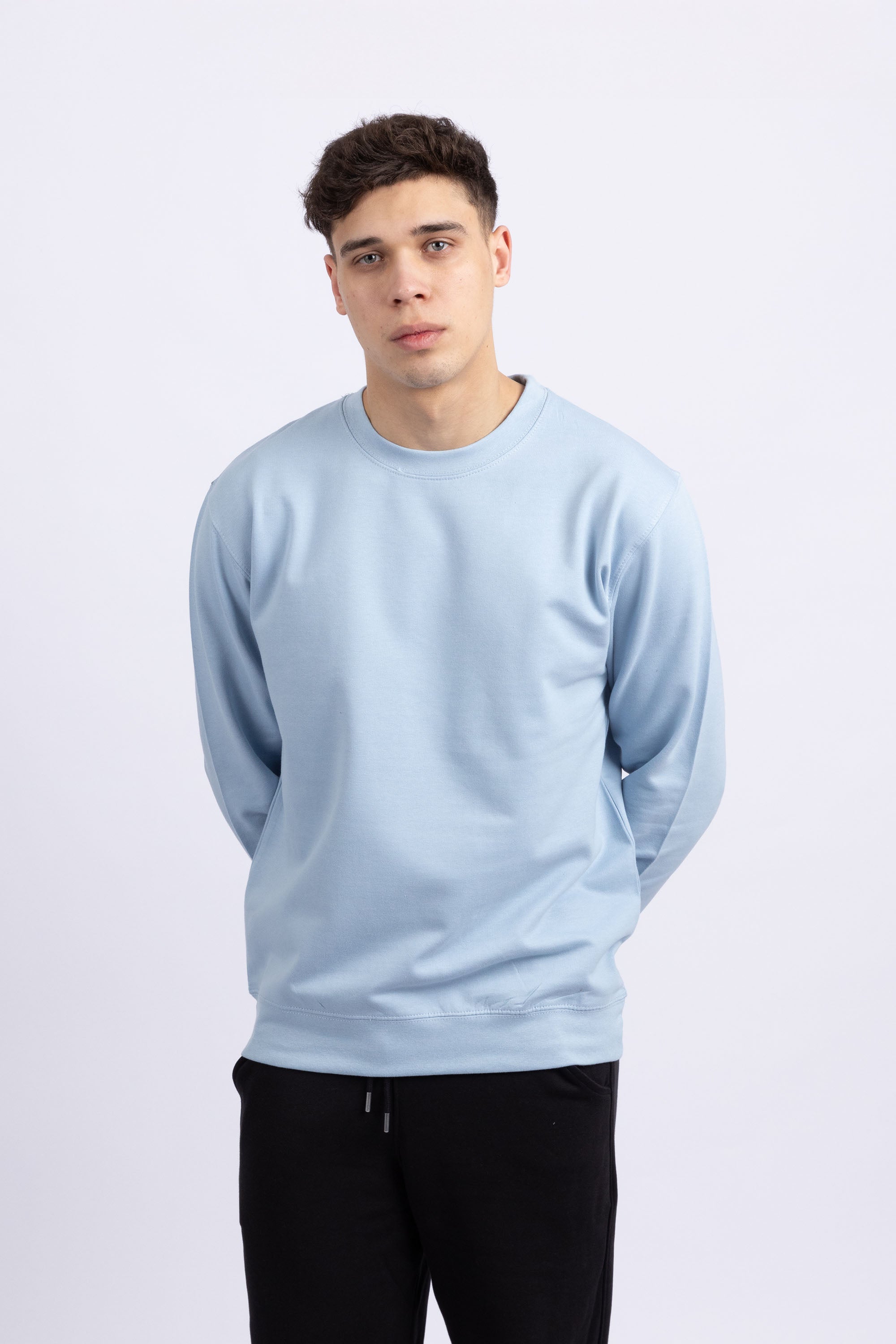 Unisex Crewneck Plain Sweatshirt