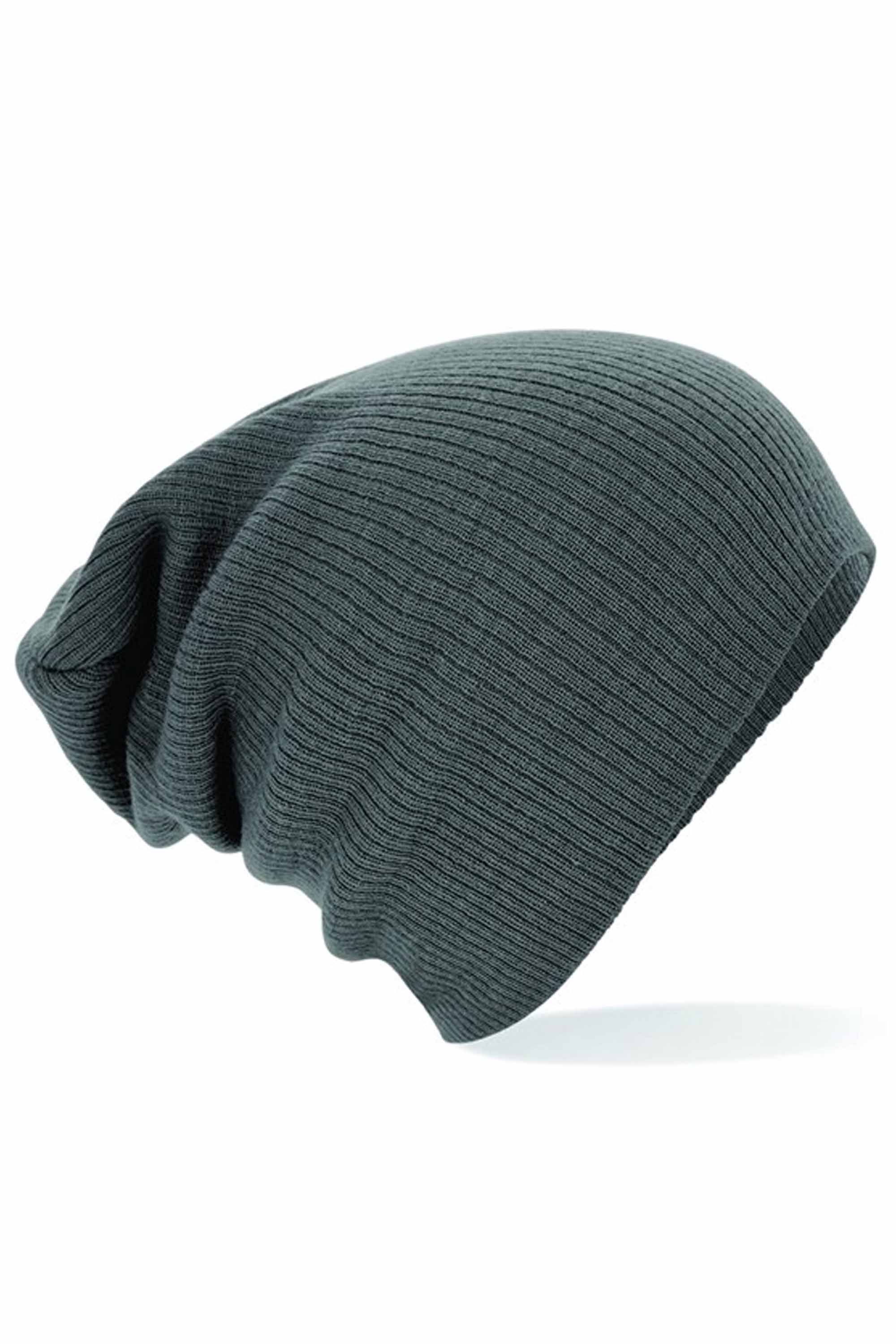 Plain Slouch Beanie Hat