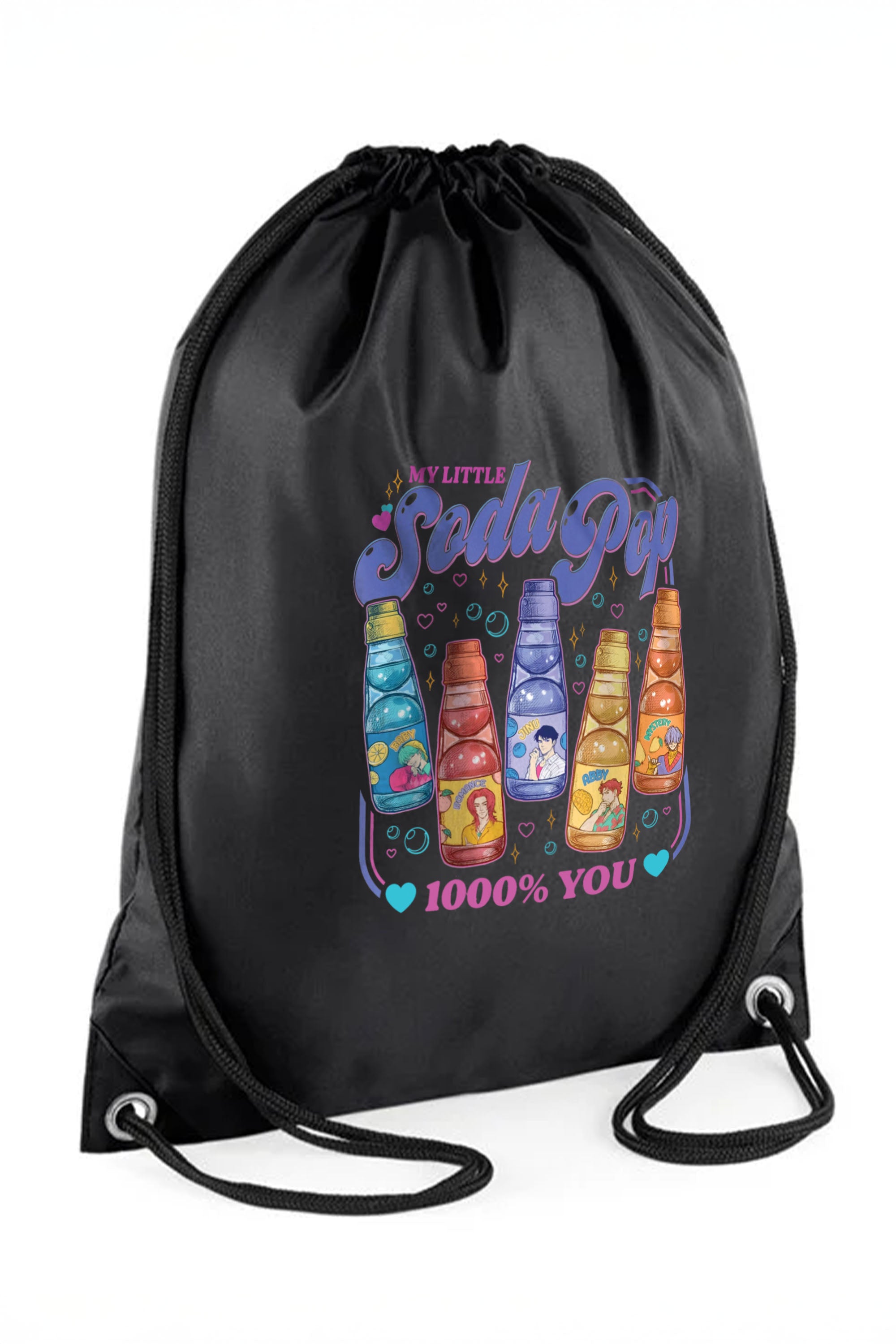 Soda Pop Printed Water-Resistant Pe/Kit Bag