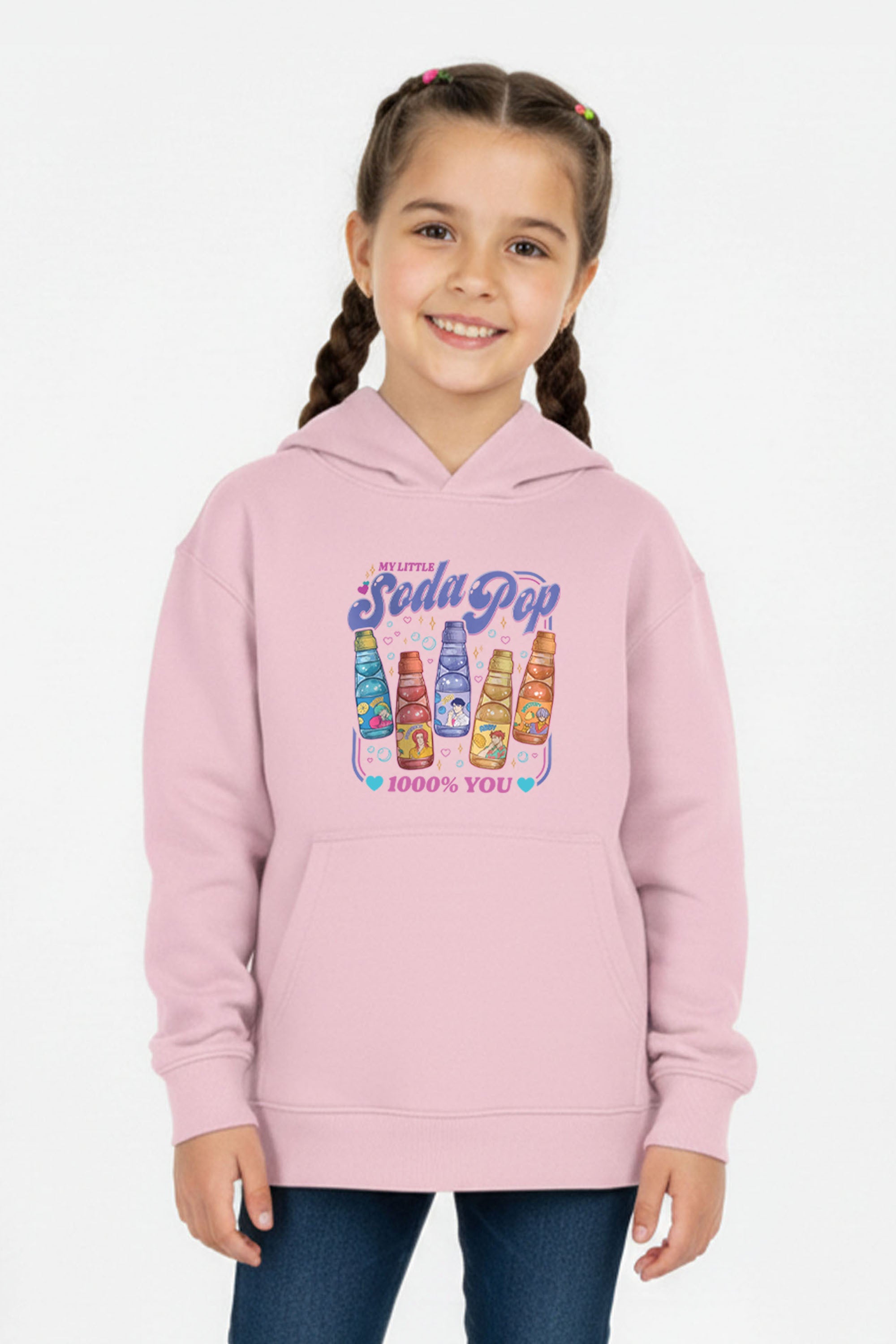 Kids Soda Pop Printed Hoodie