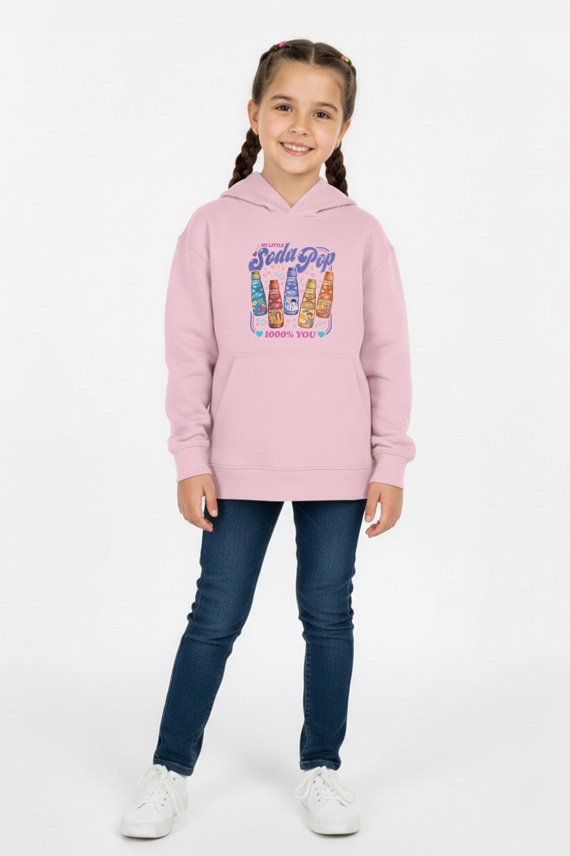 Kids Soda Pop Printed Hoodie