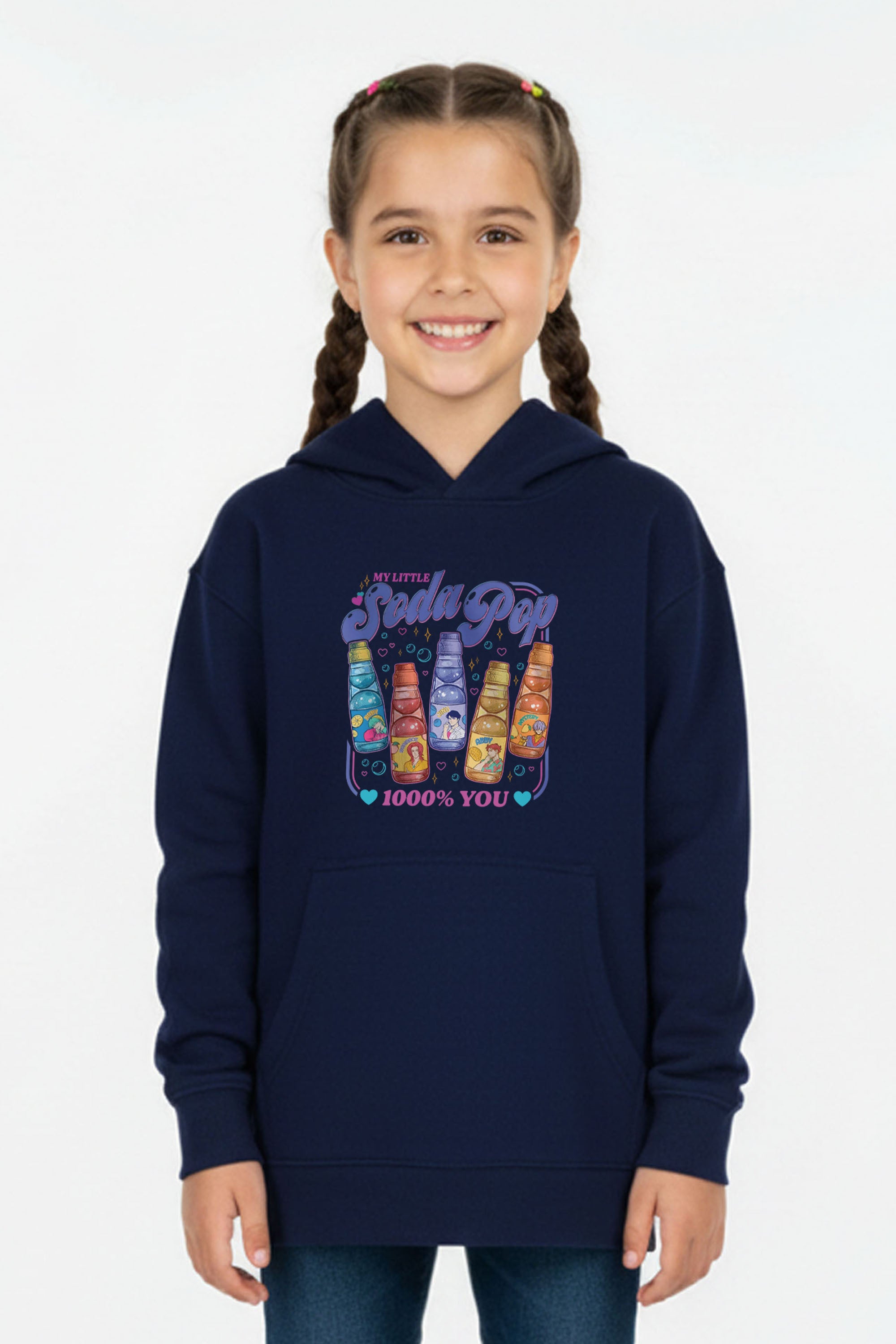 Kids Soda Pop Printed Hoodie