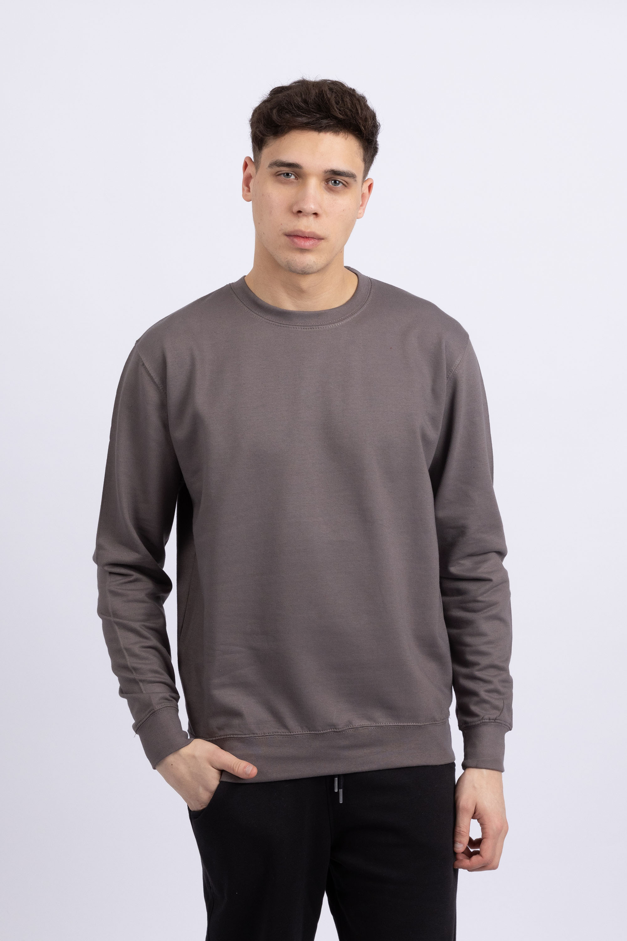 Unisex Crewneck Plain Sweatshirt