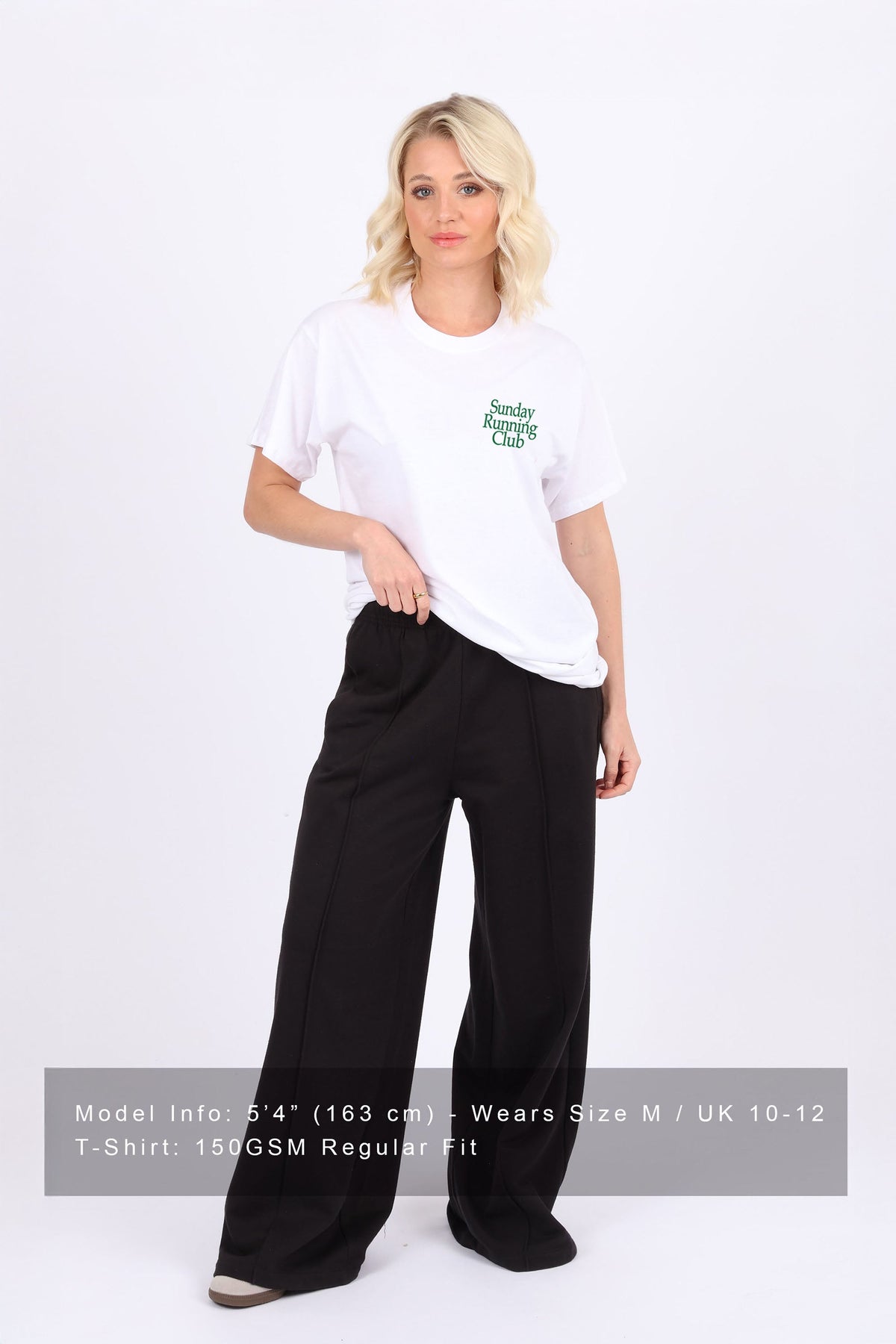 Regular Fit T-shirt in Sunday Running Club Print