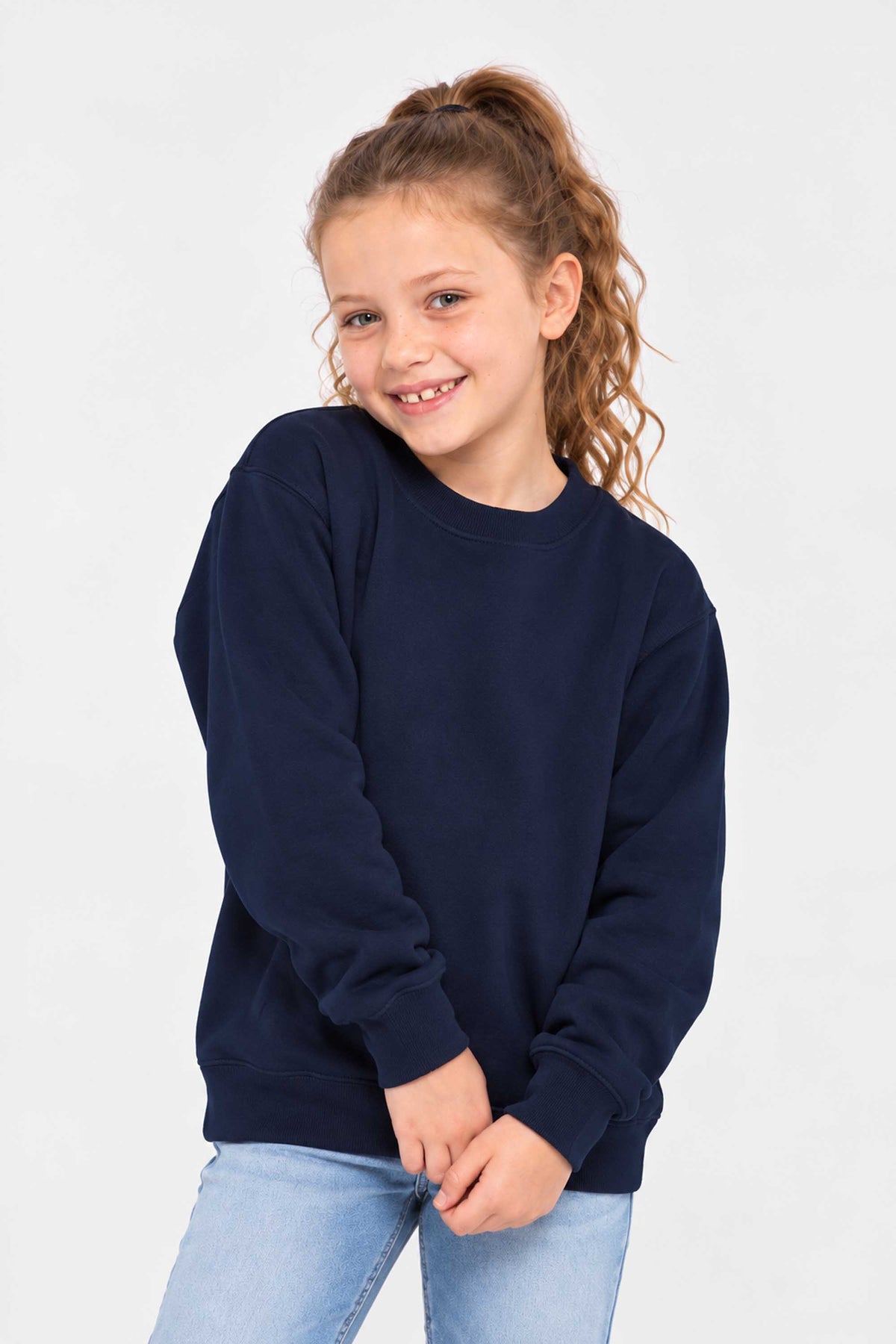 Kids Plain Crewneck Sweatshirt