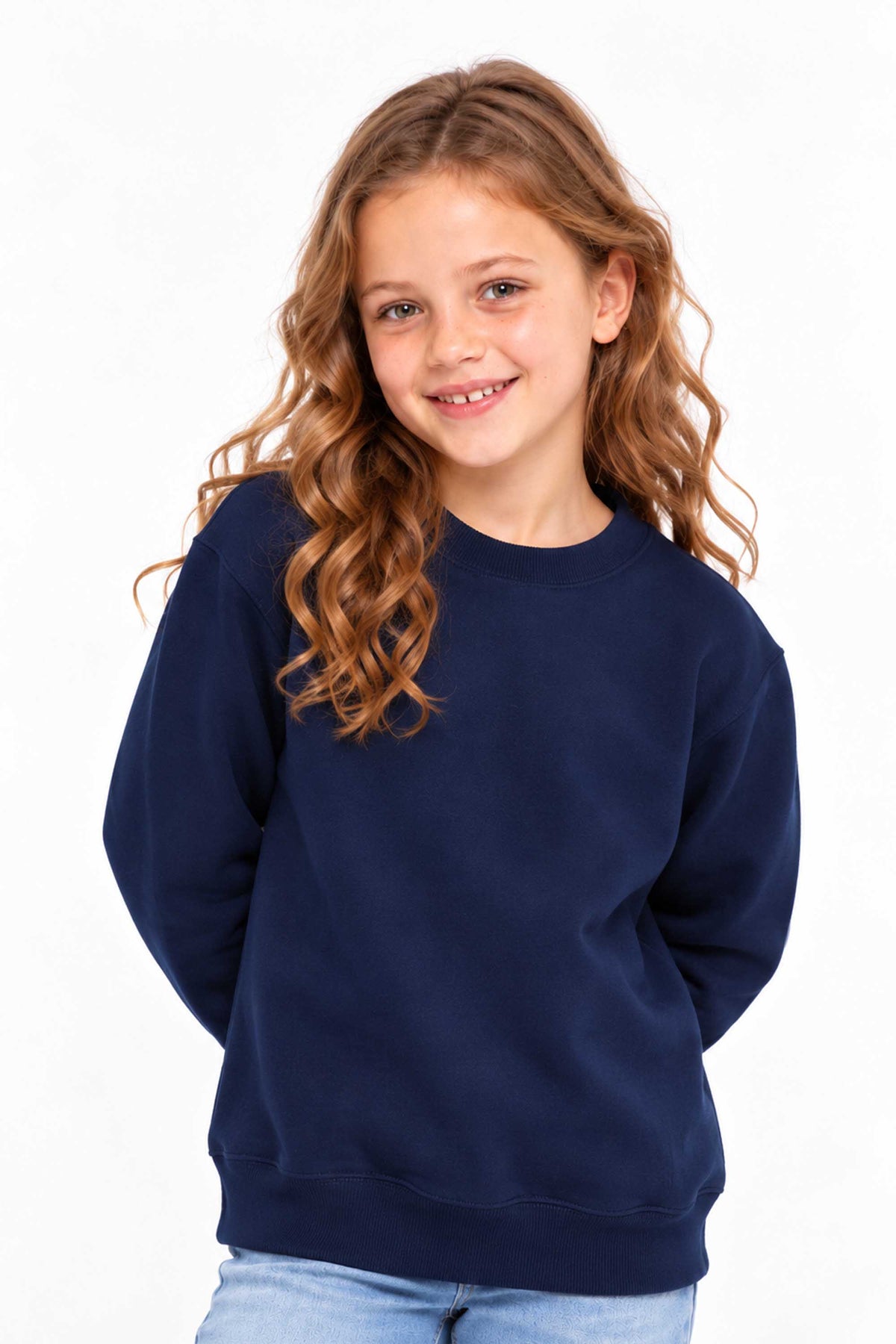Kids Plain Crewneck Sweatshirt