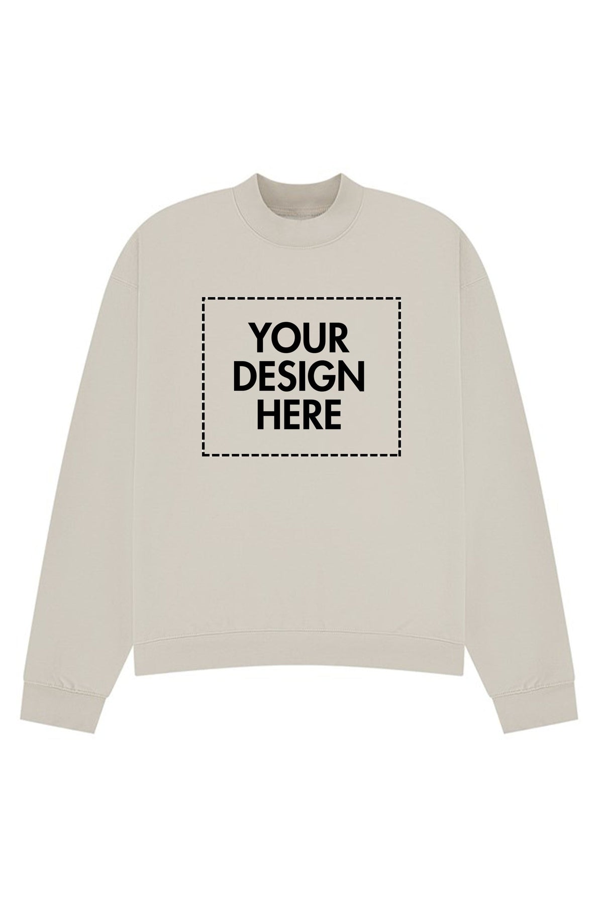 450GSM Heavyweight Unisex Oversized Custom Printed Sweatshirt