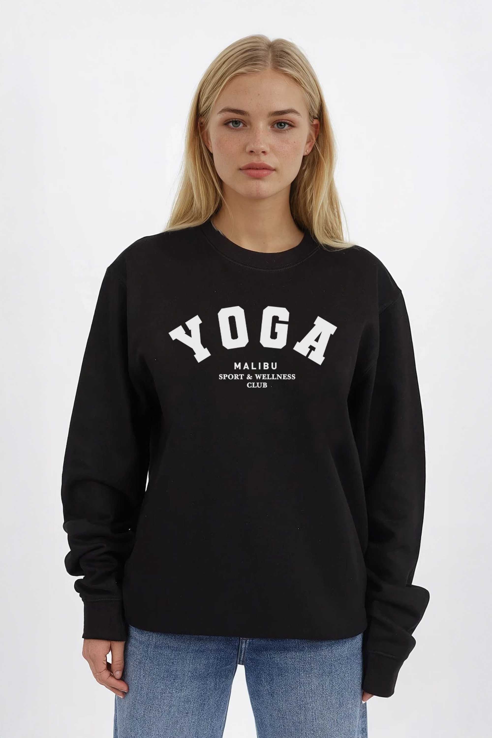 Yoga Graphic Printed Sweatshirt