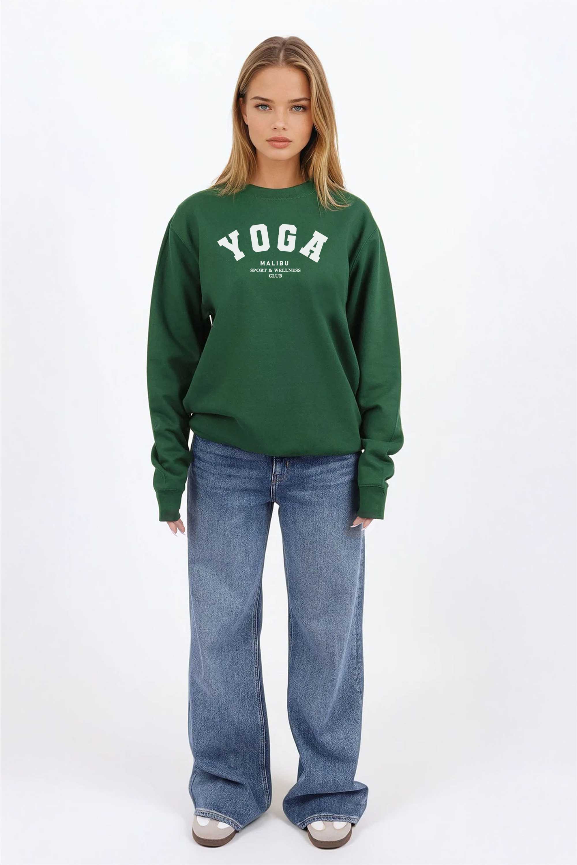 Yoga Graphic Printed Sweatshirt