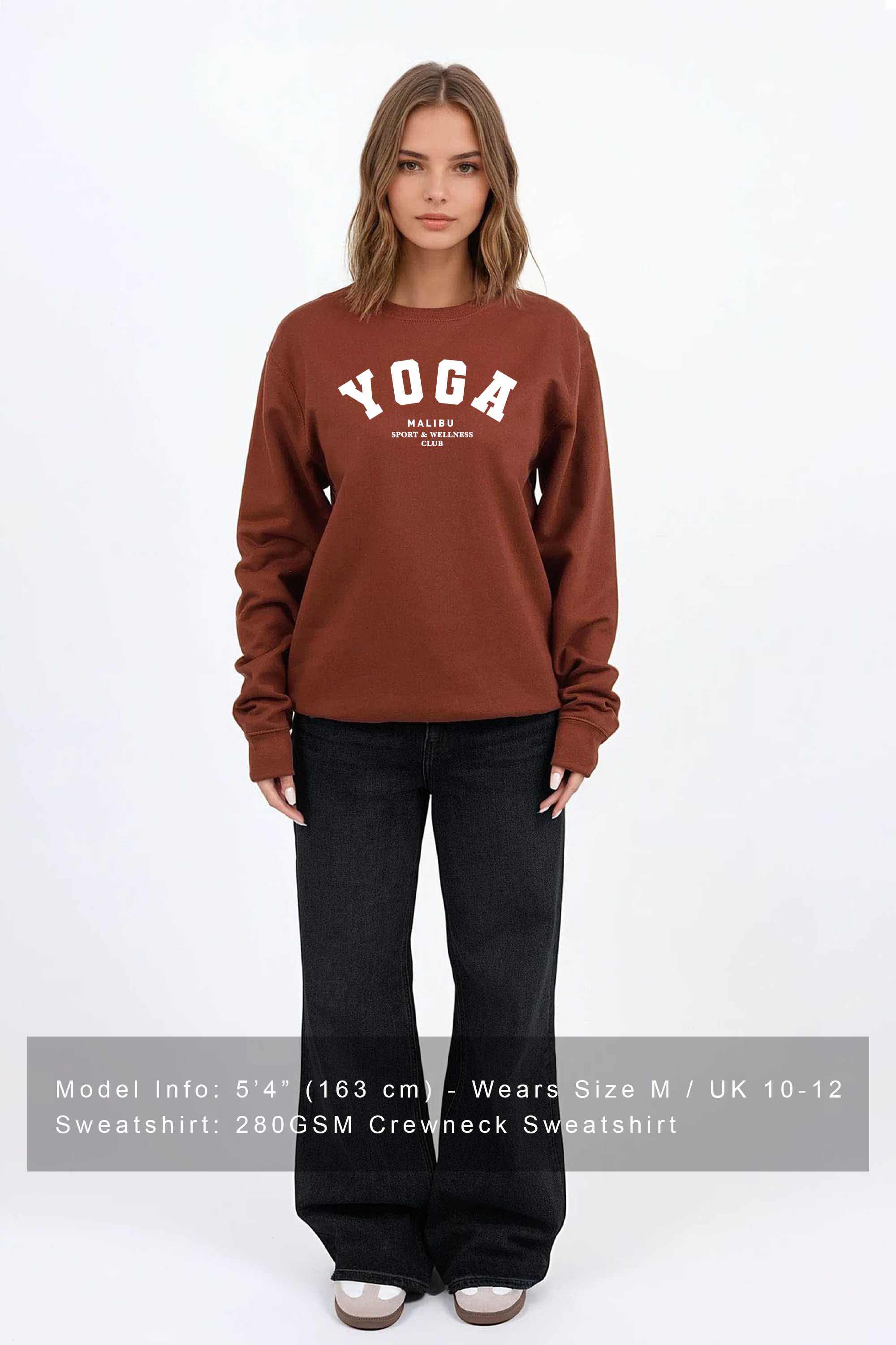 Yoga Graphic Printed Sweatshirt