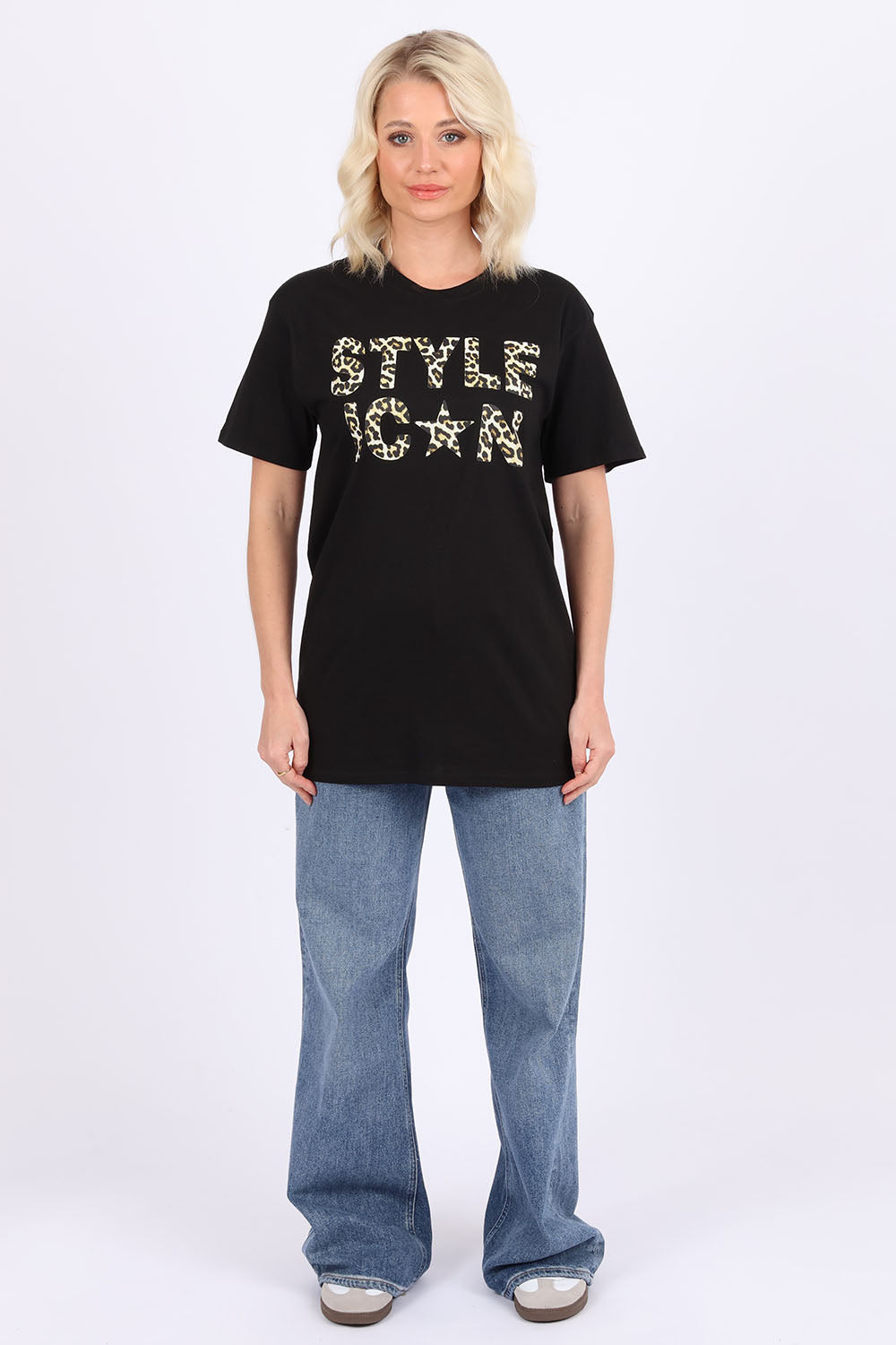 Leopard Style Icon Printed T Shirt (Custom Packs)