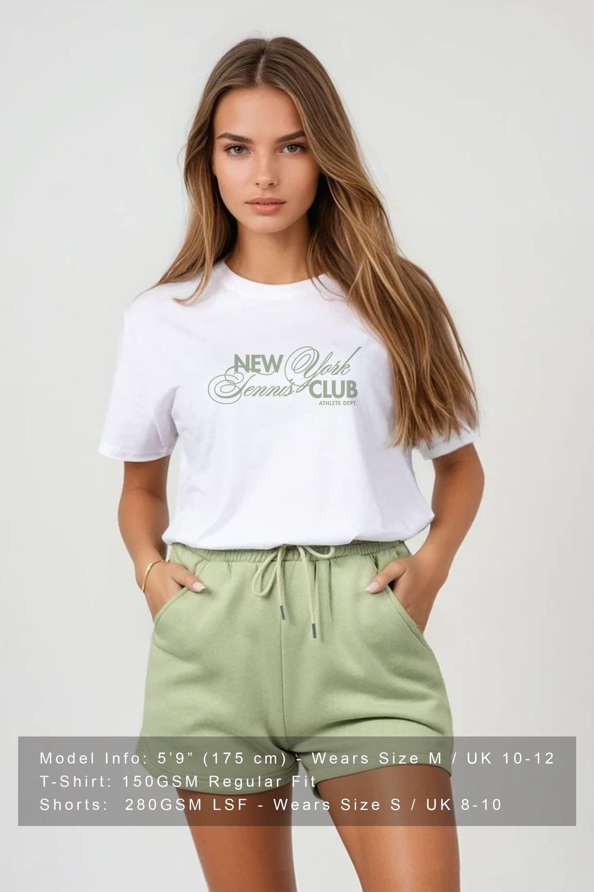 Regular Fit T-shirt Short Set In New York Tennis Club Print (Pack of 4 sets)