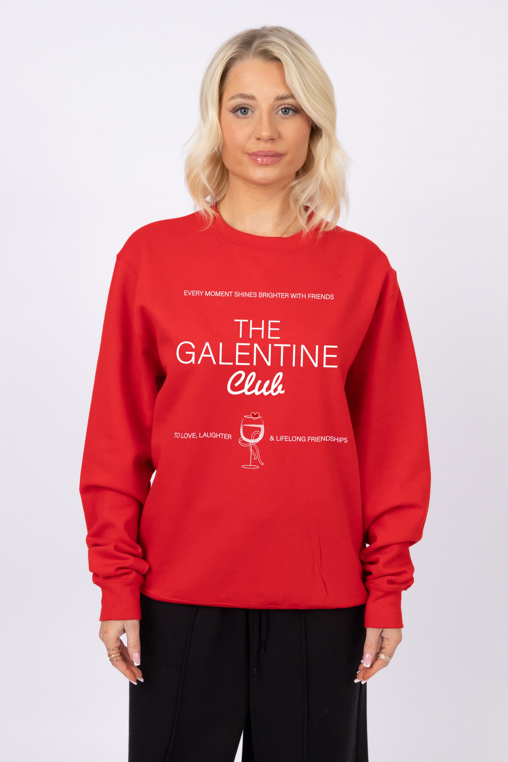The Galentine Printed Sweatshirt