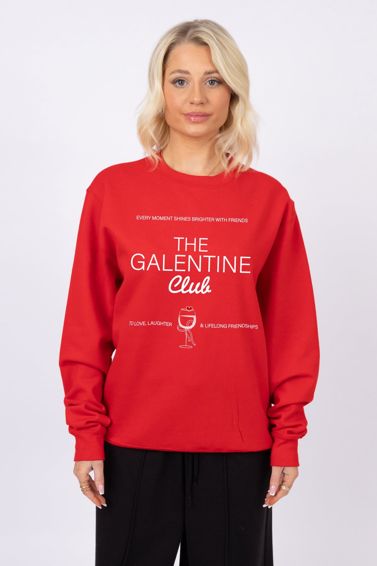 The Galentine Printed Sweatshirt