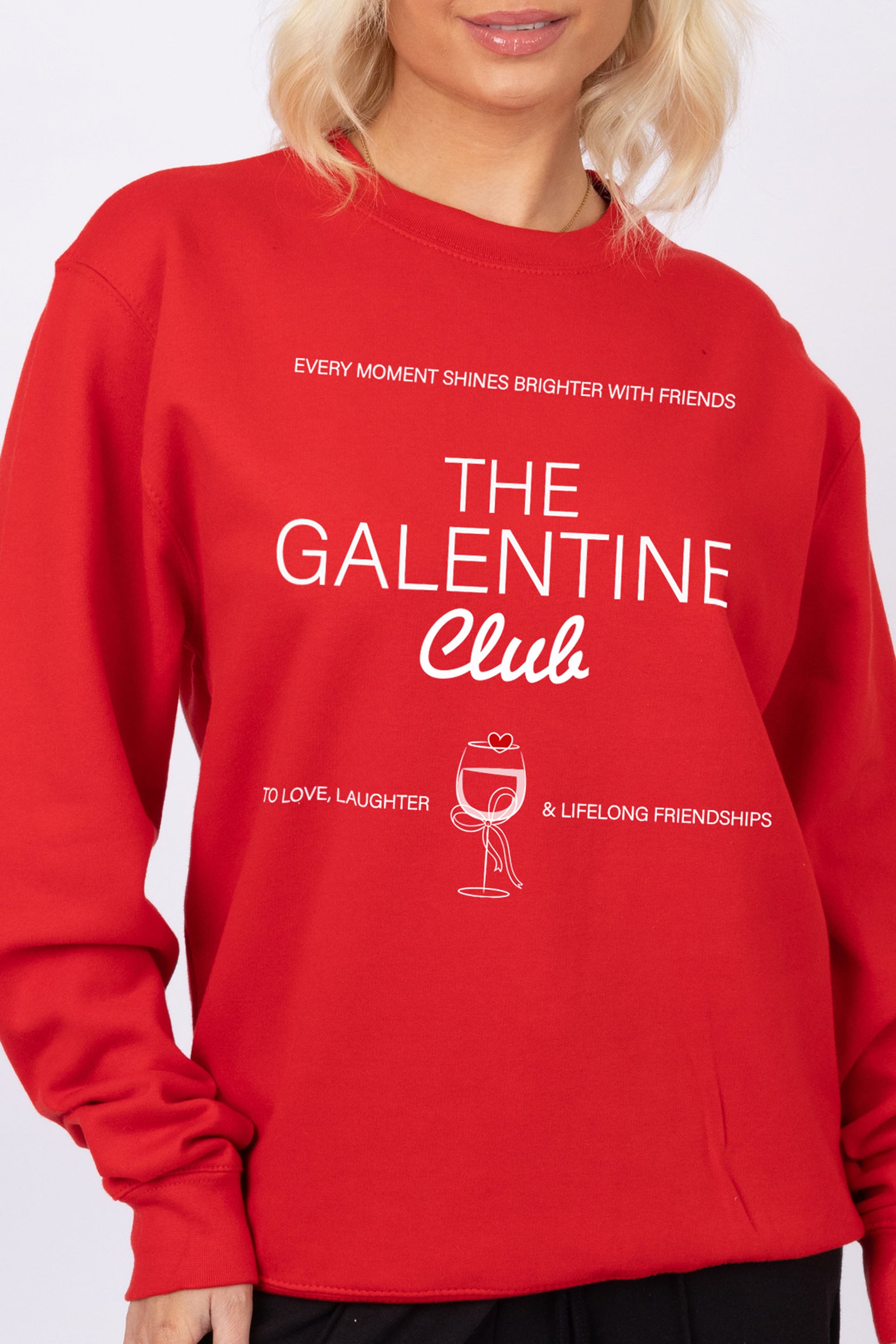 The Galentine Printed Sweatshirt