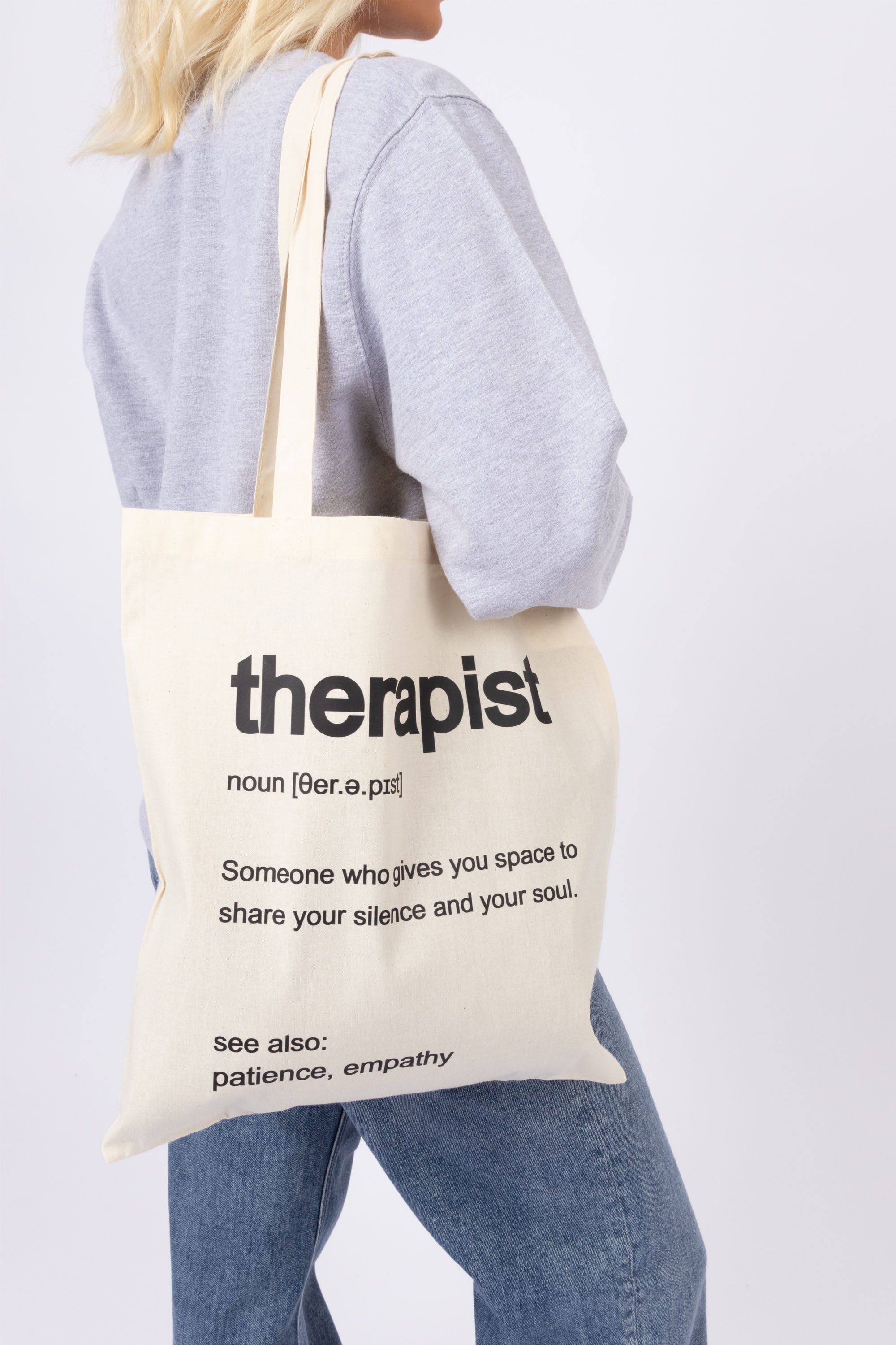 Therapist Printed Lightweight Canvas Bag