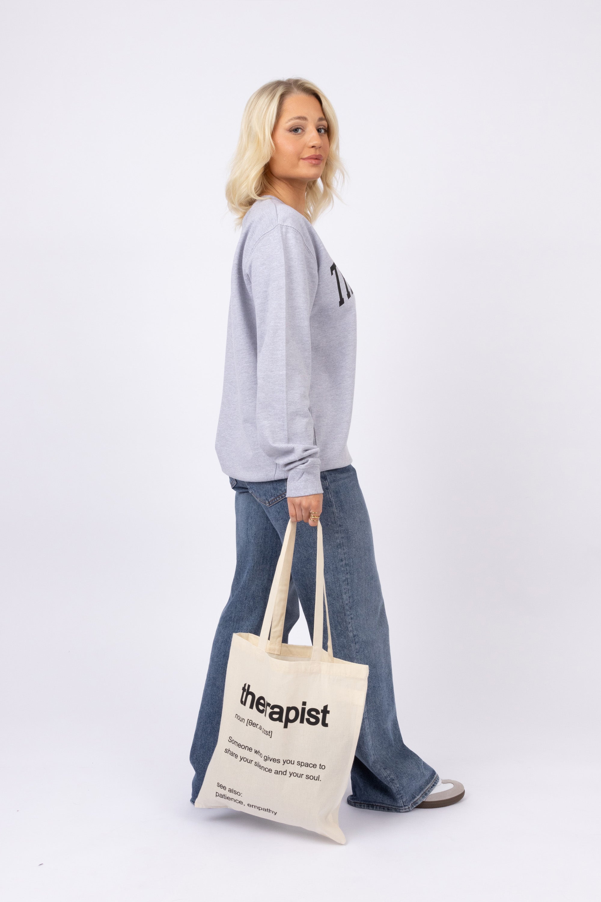 Therapist Printed Lightweight Canvas Bag