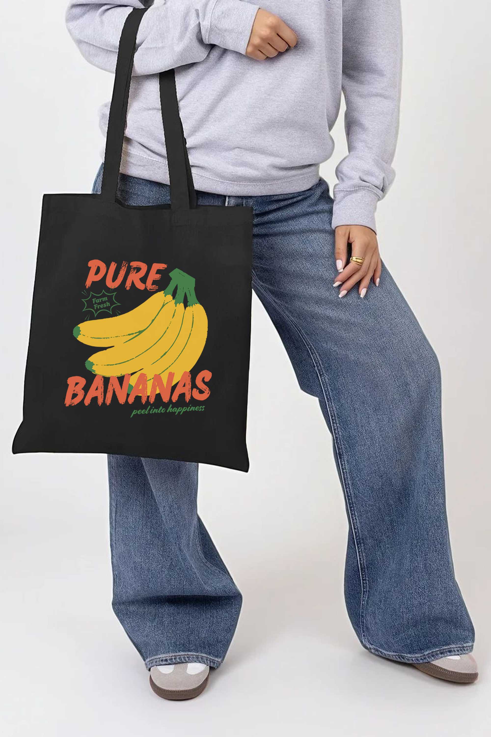 Pure Banana Printed Tote Bag