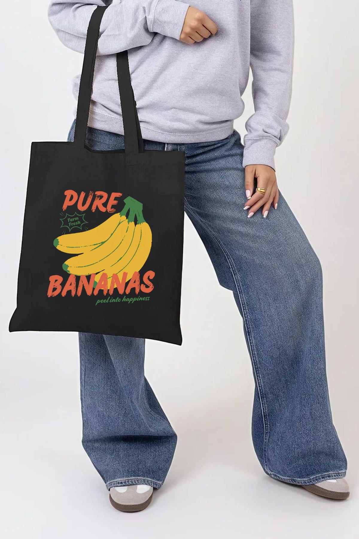 Pure Banana Printed Tote Bag
