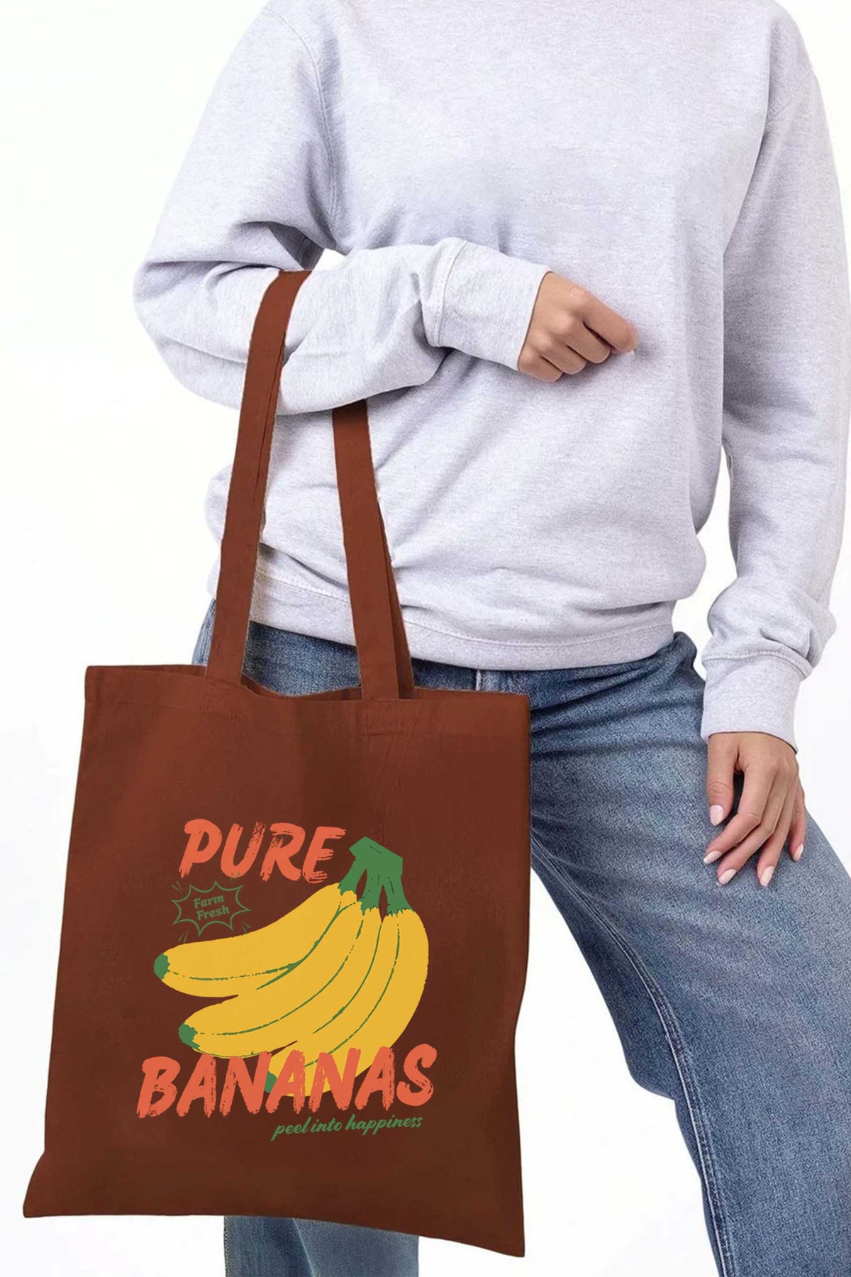 Pure Banana Printed Tote Bag